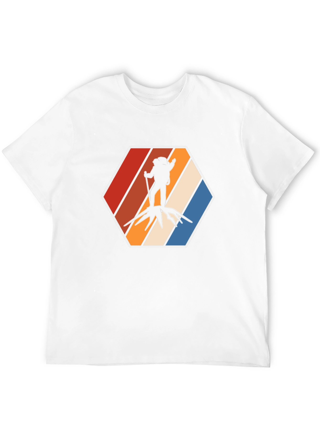 Retro Hiker Graphic Tee - Adventure Ready