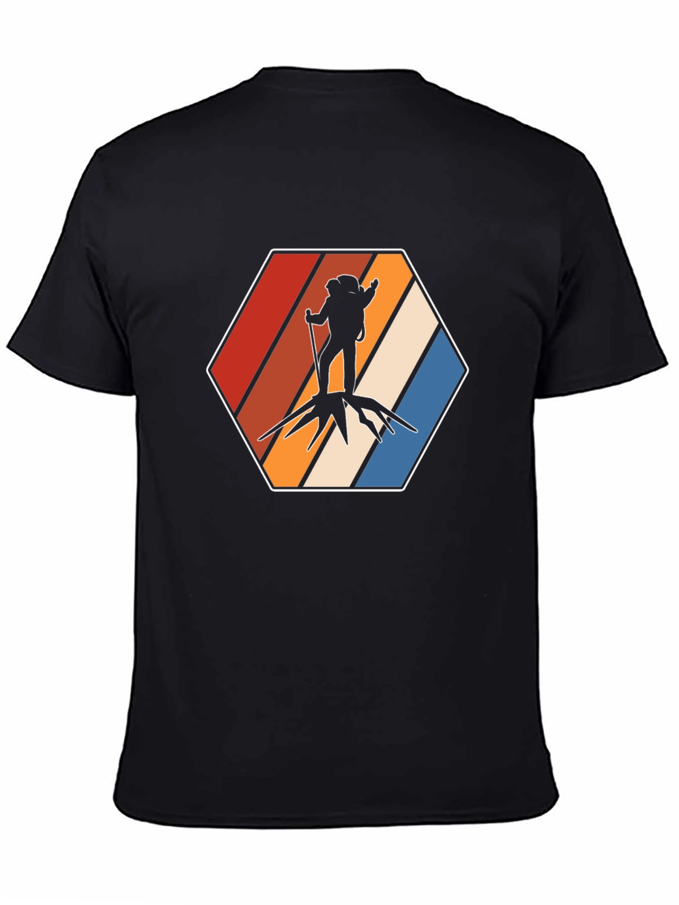 Retro Hiker Graphic Tee - Adventure Ready