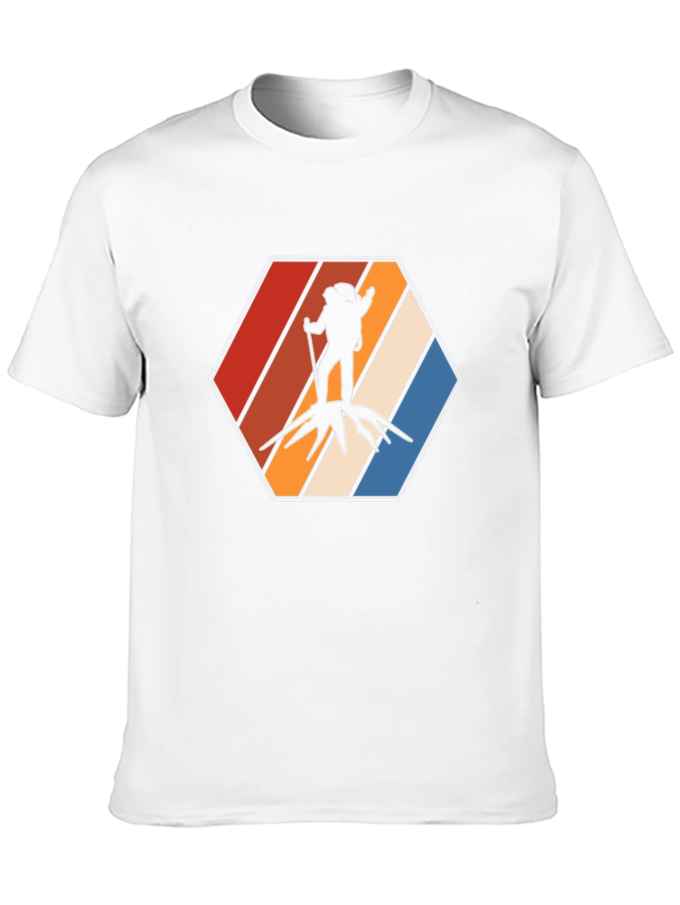 Retro Hiker Graphic Tee - Adventure Ready