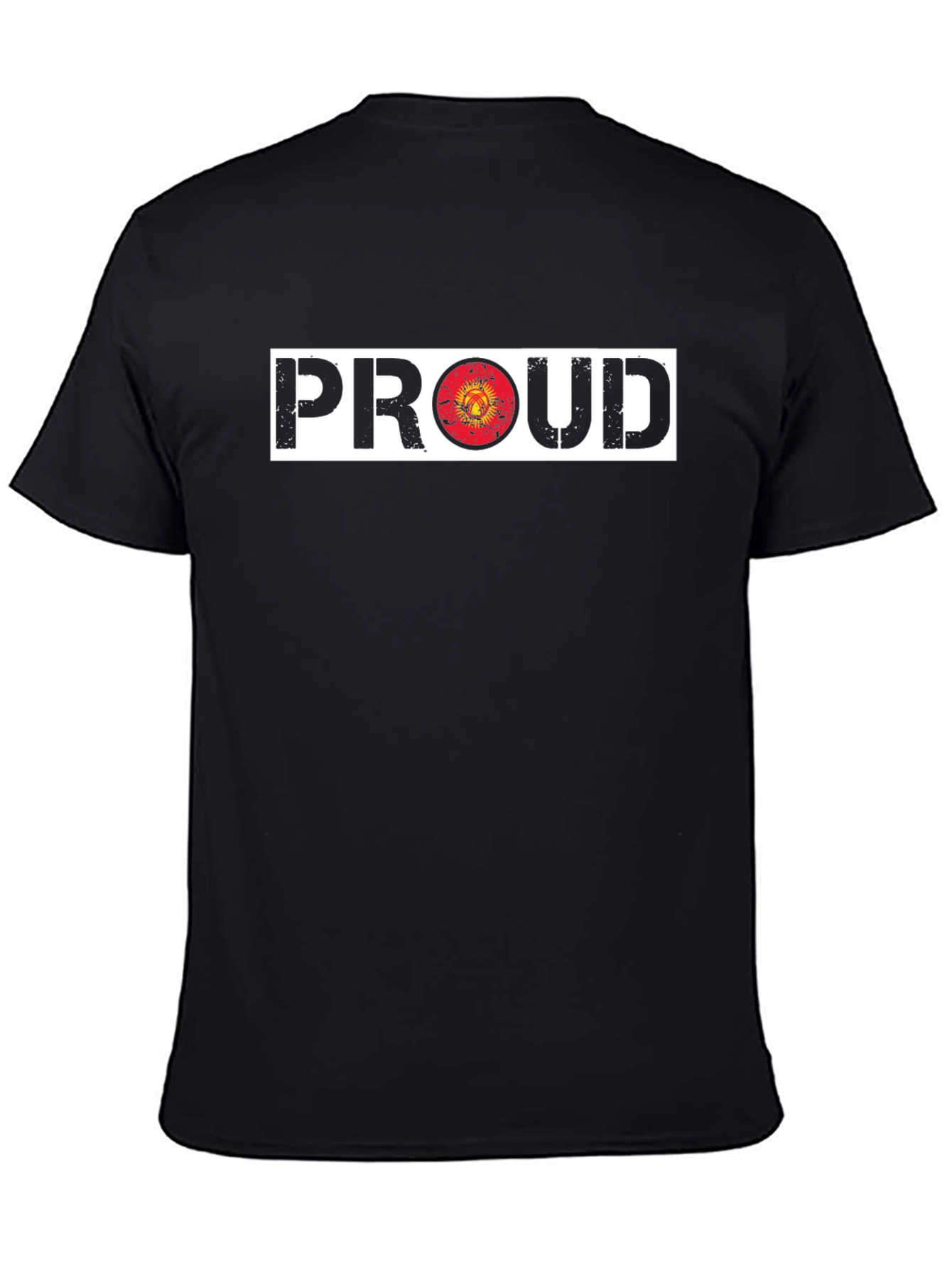 Kyrgyzstan Pride T-Shirt - Black Cotton Tee
