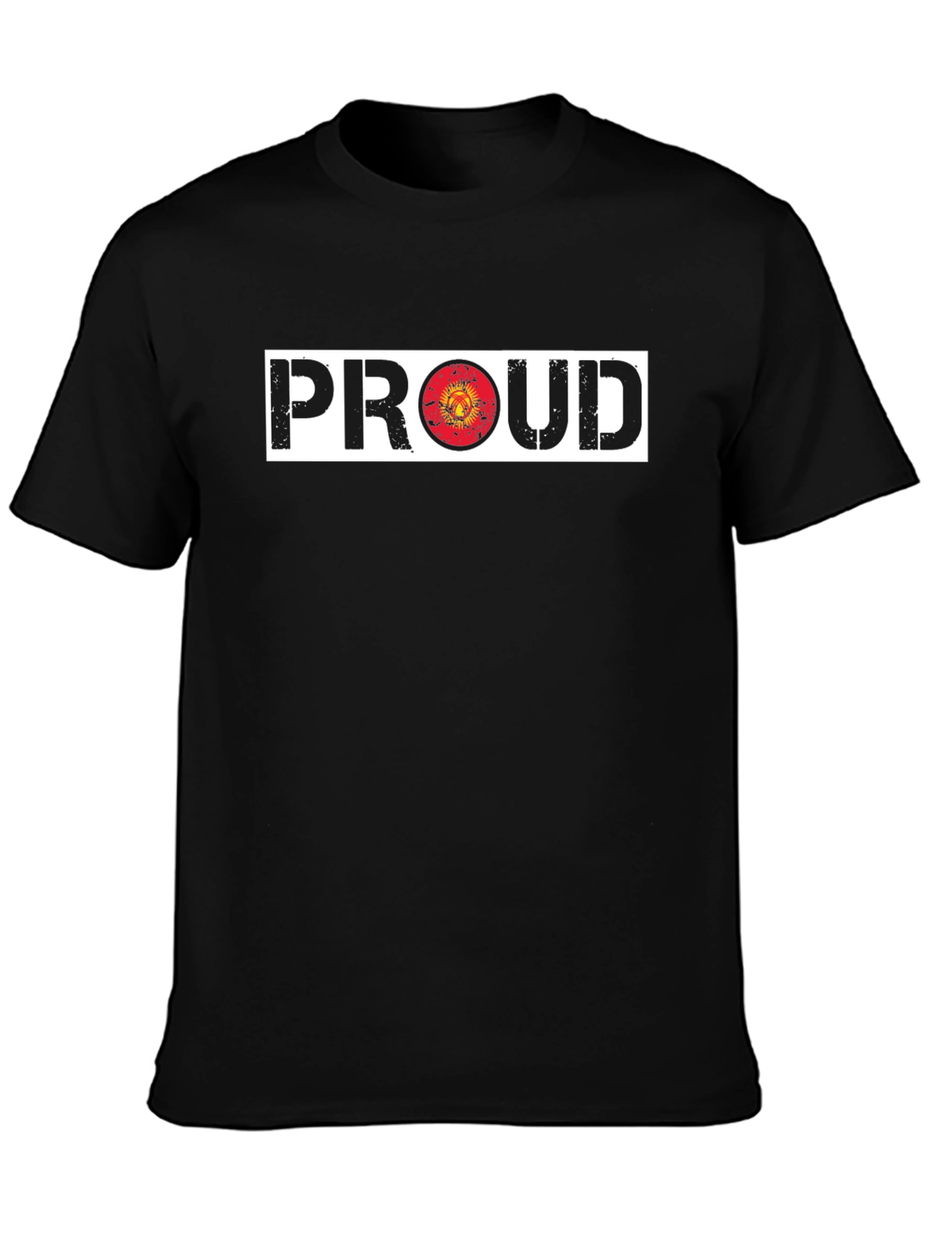 Kyrgyzstan Pride T-Shirt - Black Cotton Tee
