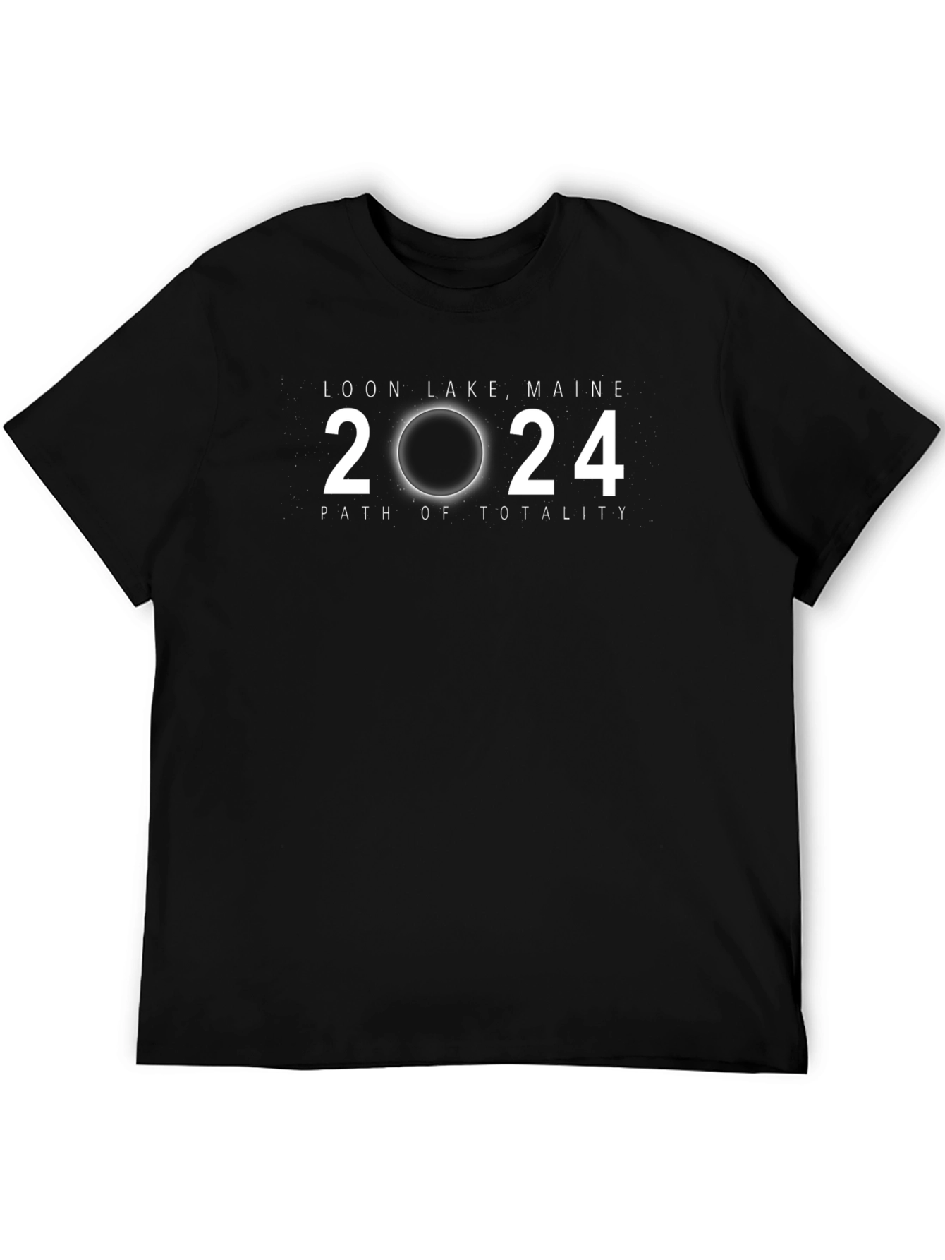 Loon Lake Maine 2024 Eclipse T-Shirt