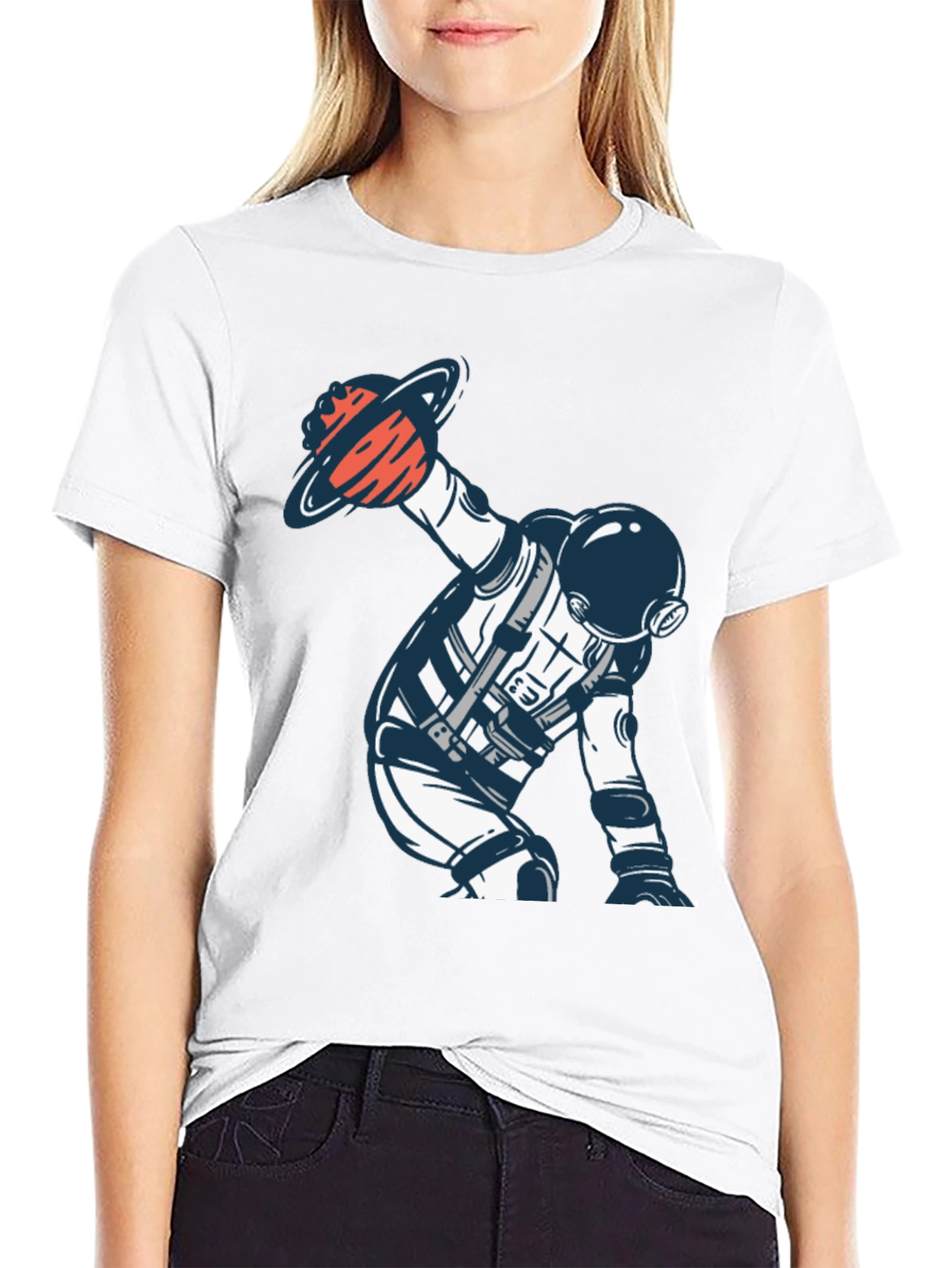 Astronaut Planet T-Shirt