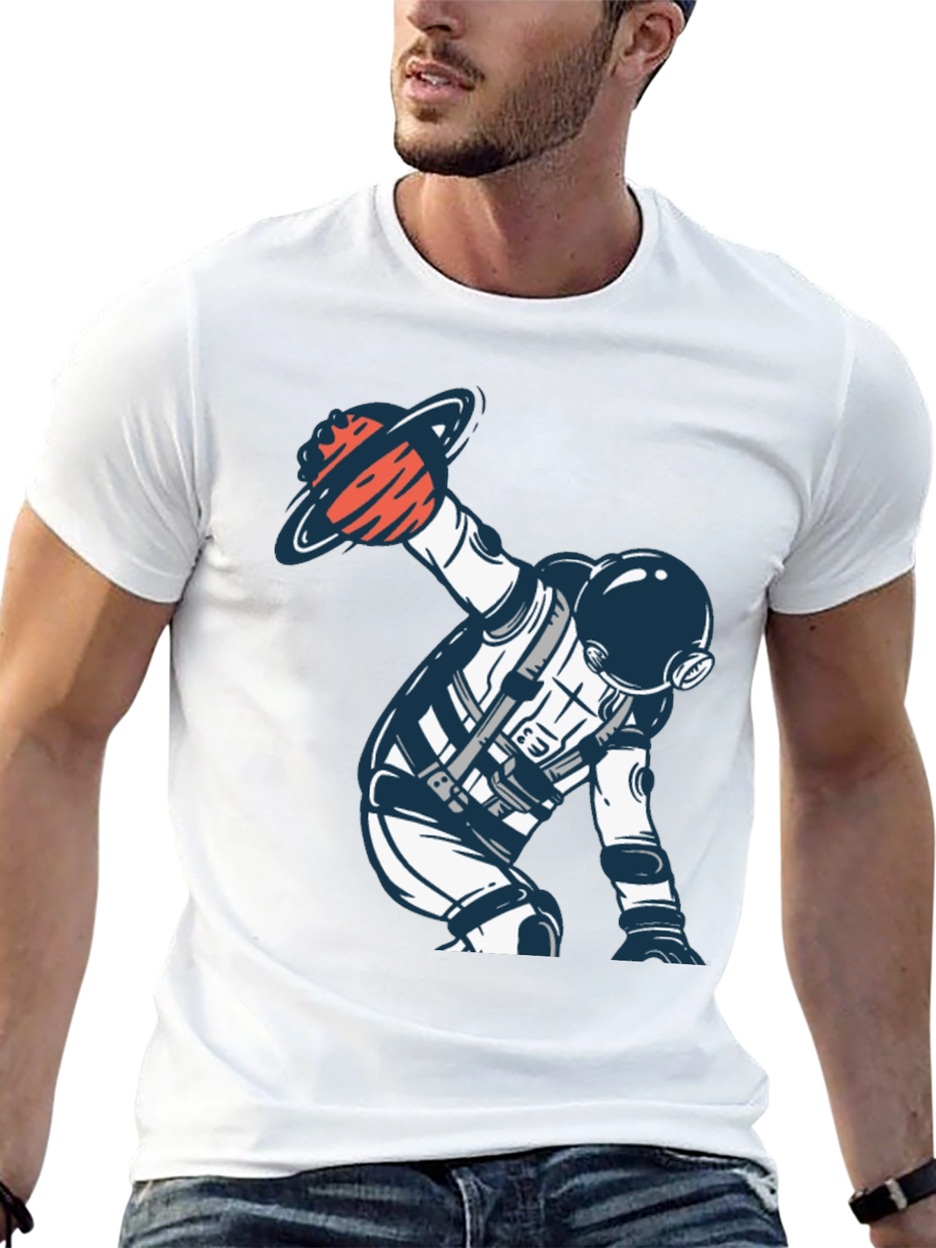 Astronaut Planet T-Shirt
