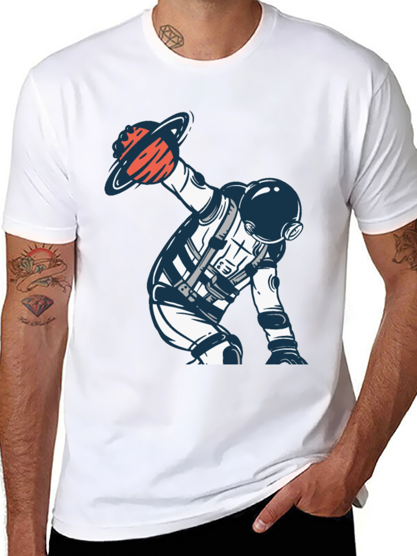Astronaut Planet T-Shirt
