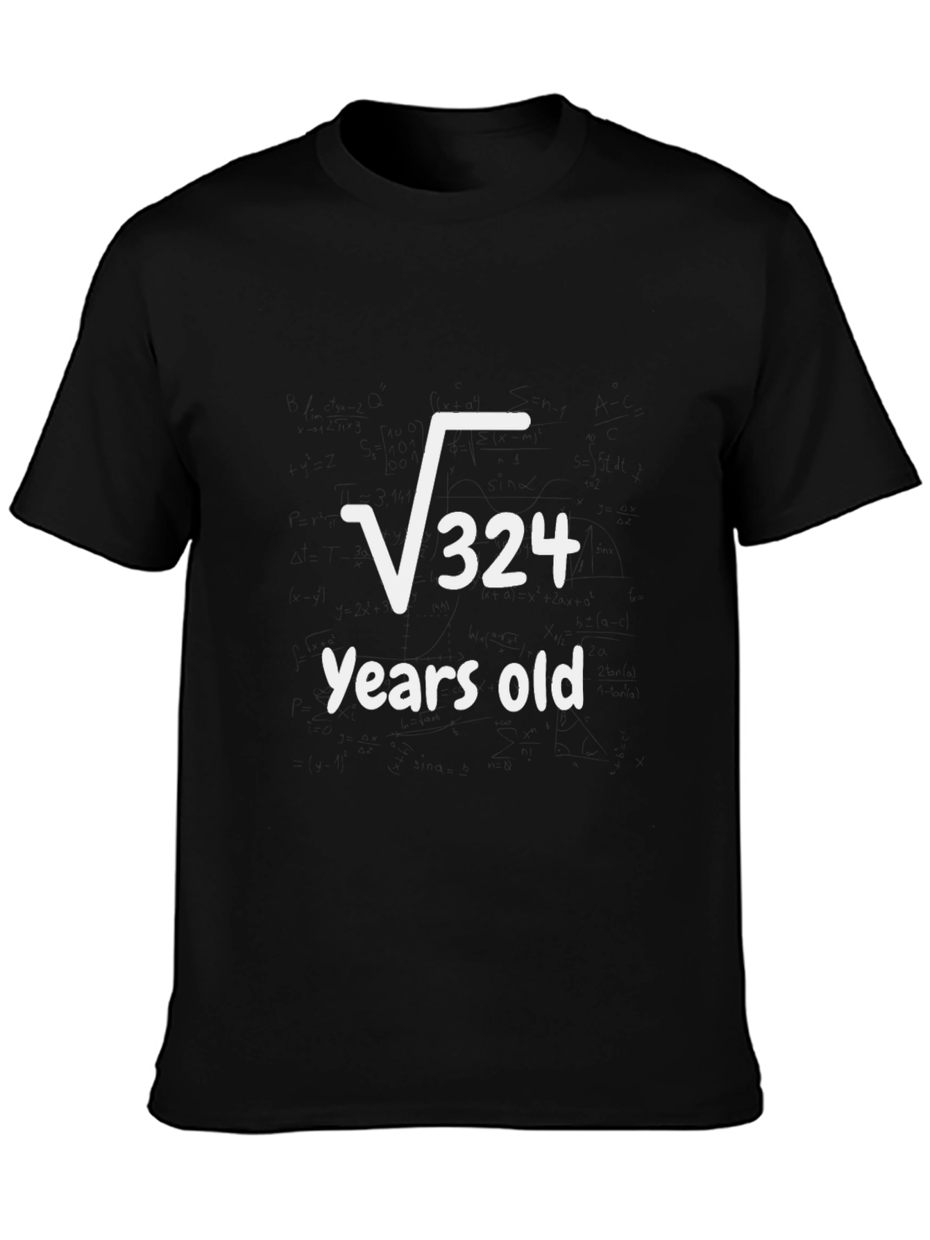 Funny 18 Years Old T-Shirt - Math Birthday Gift