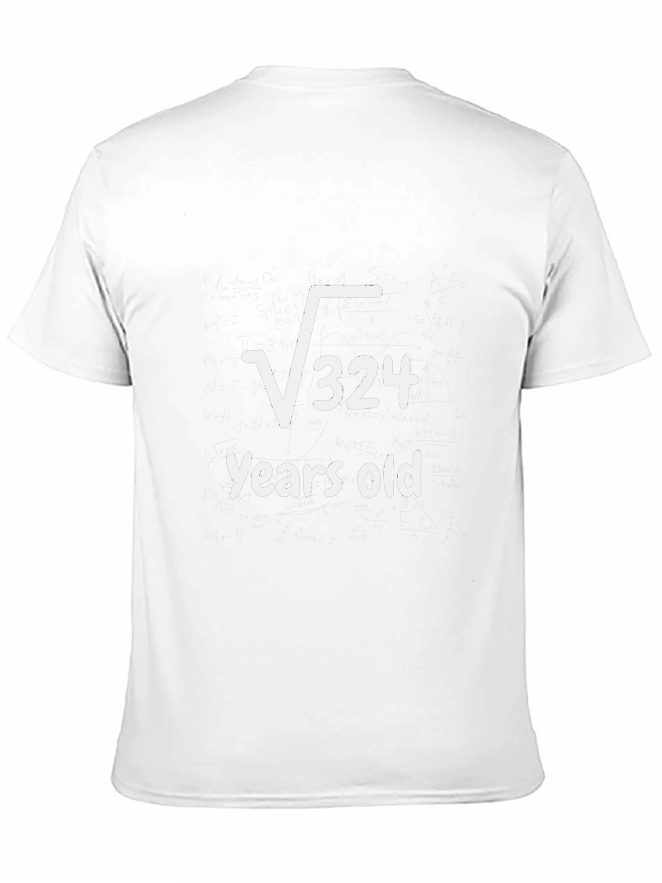 Funny 18 Years Old T-Shirt - Math Birthday Gift