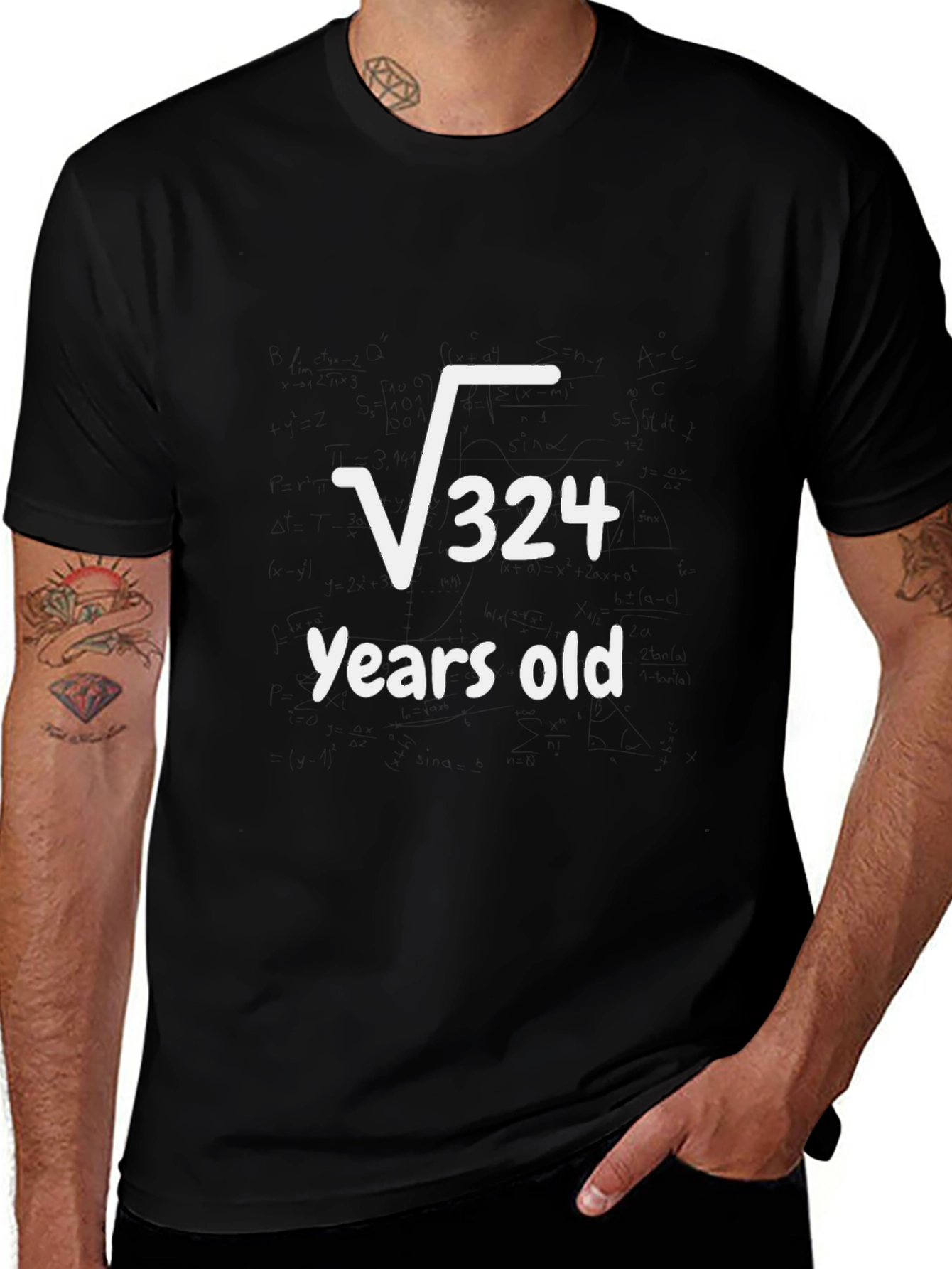 Funny 18 Years Old T-Shirt - Math Birthday Gift