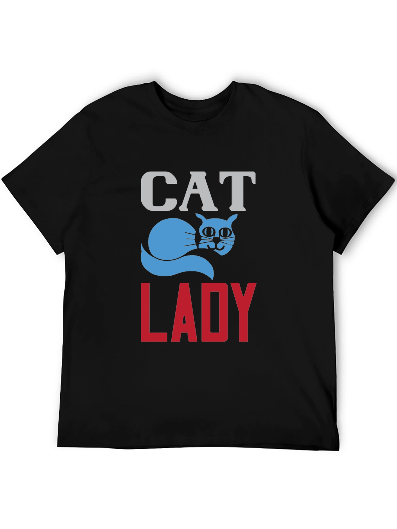 Cat Lady Graphic Tee - Stylish Novelty T-Shirt