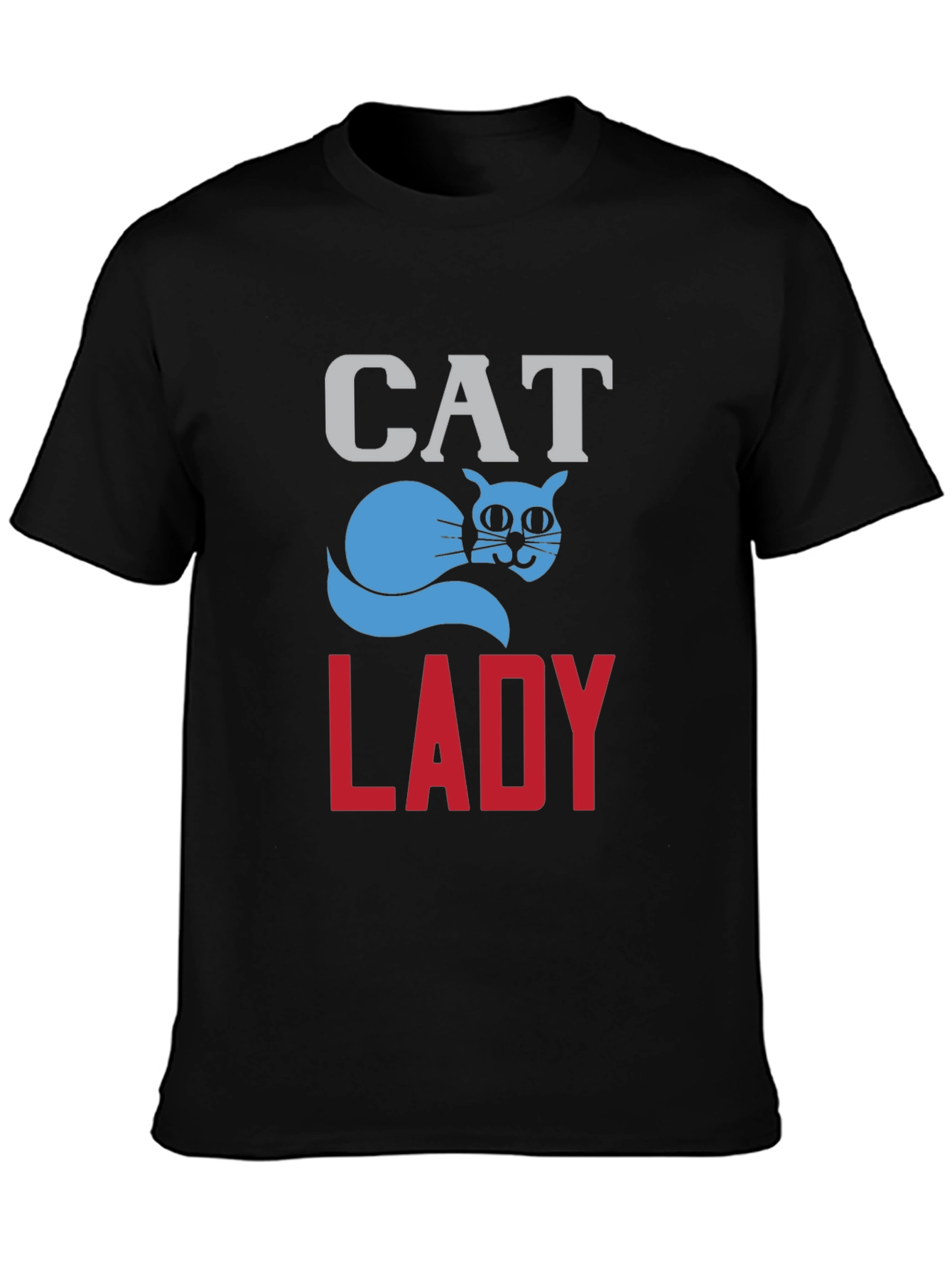 Cat Lady Graphic Tee - Stylish Novelty T-Shirt