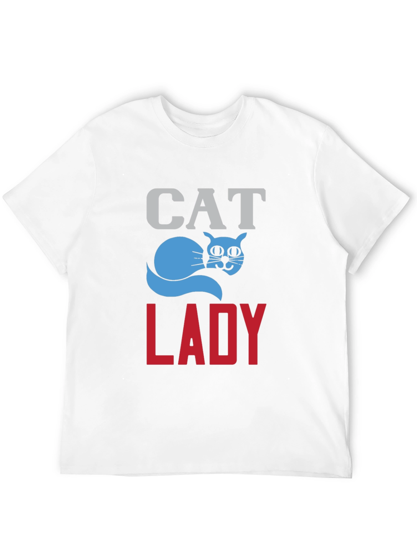 Cat Lady Graphic Tee - Stylish Novelty T-Shirt