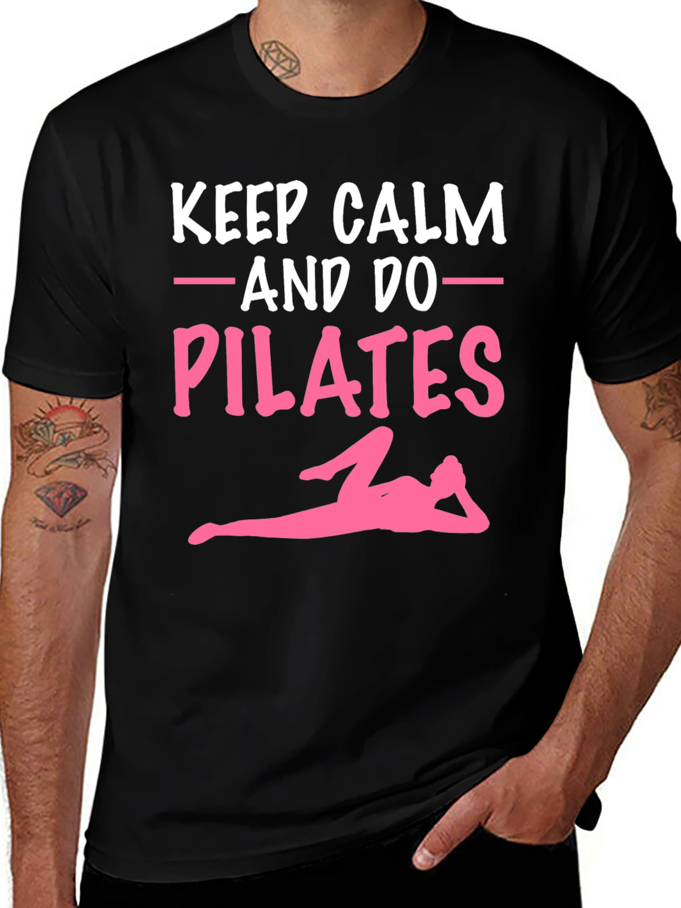 Keep Calm & Do Pilates Graphic Tee