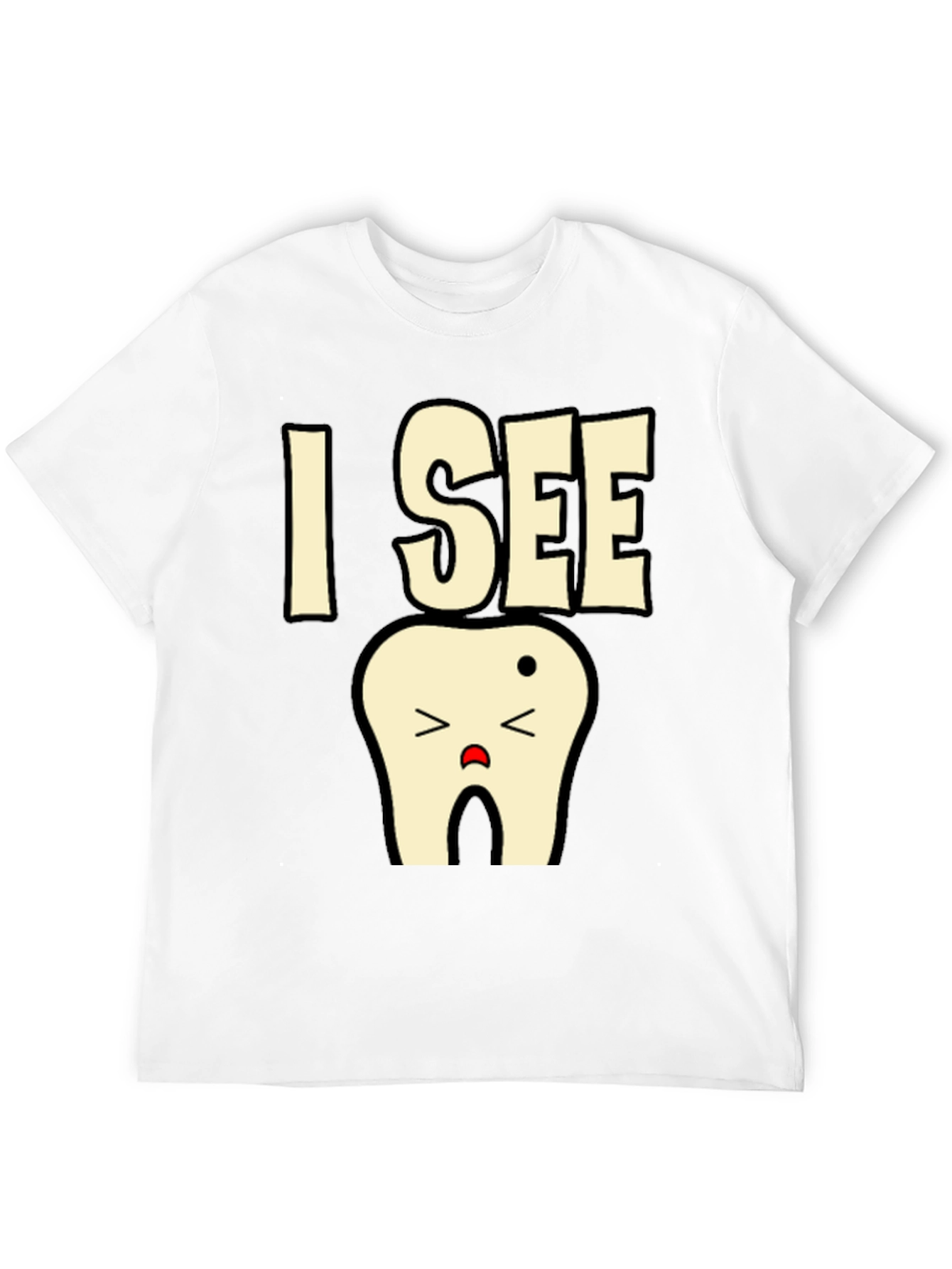 I See A Sad Tooth T-Shirt Funny Dentist Tee