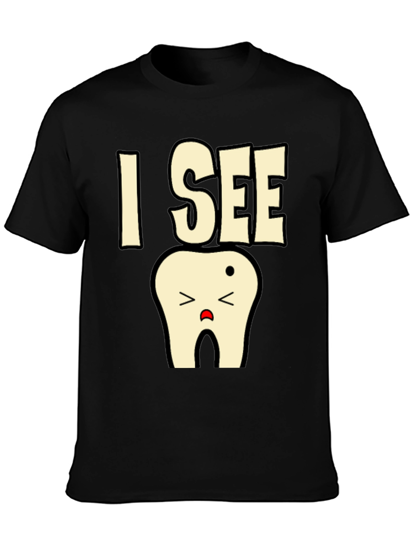 I See A Sad Tooth T-Shirt Funny Dentist Tee