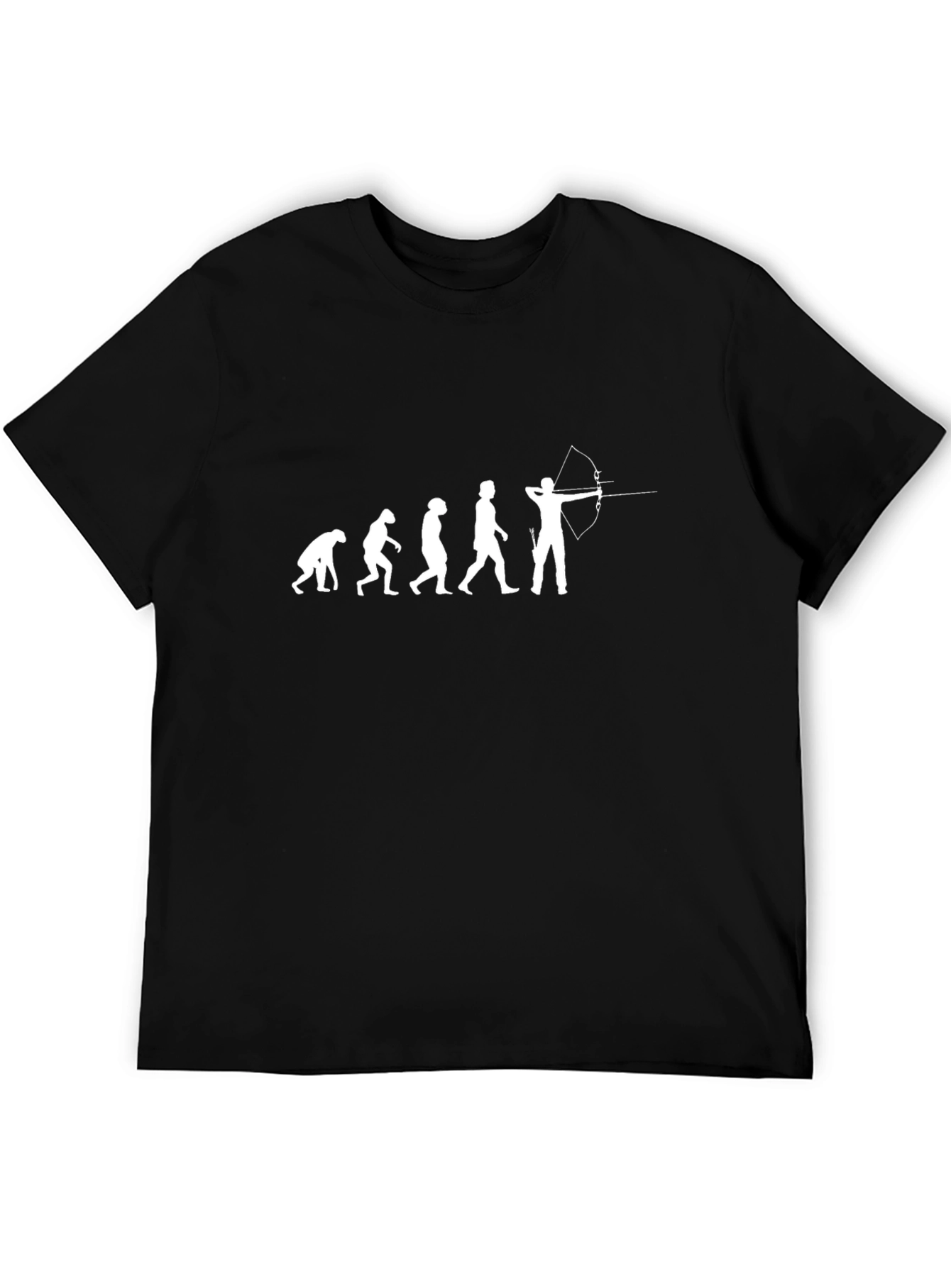 Evolution of Archery T-Shirt - Black Cotton Tee