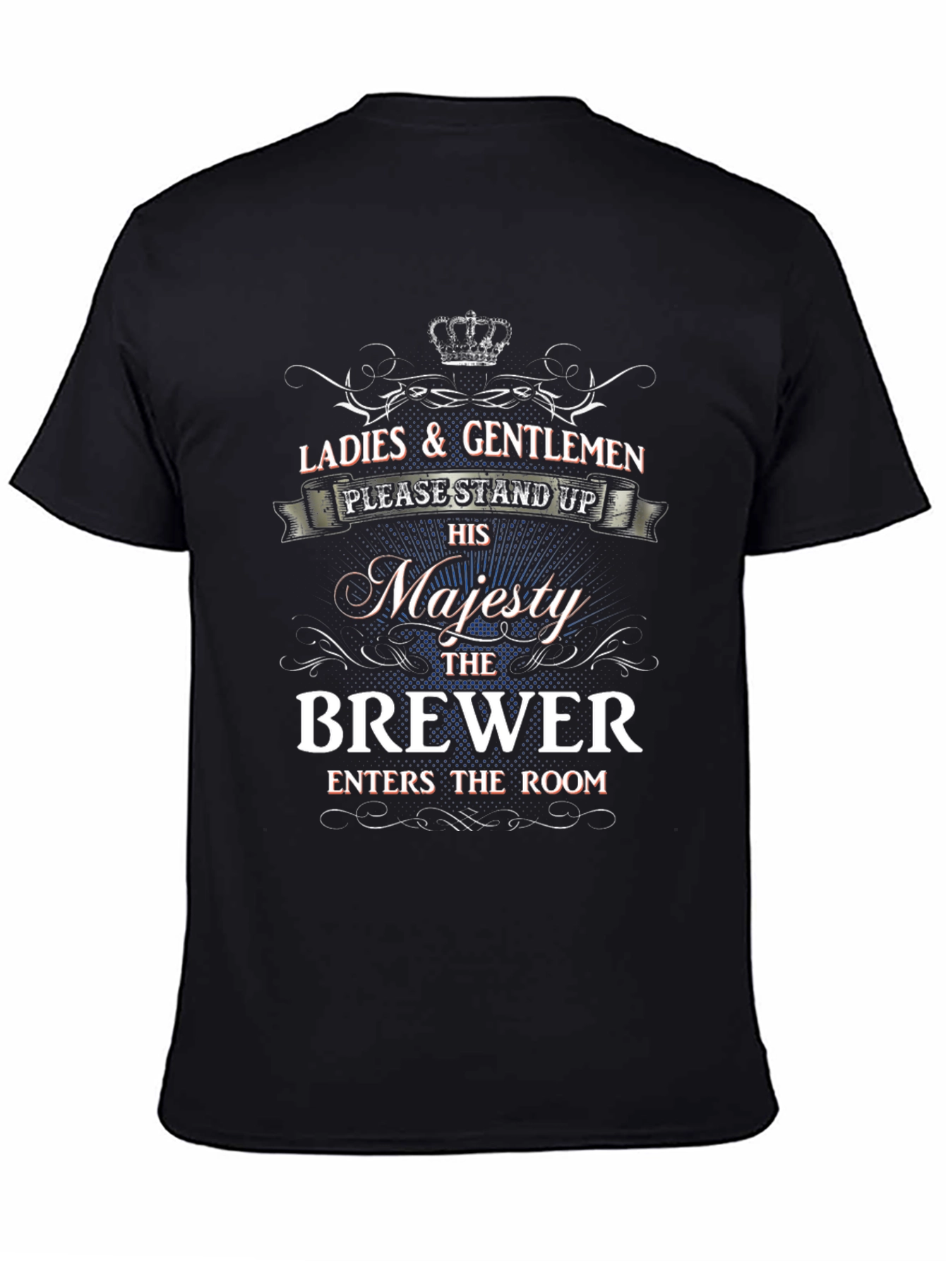 Majesty Brewer Black Graphic T-Shirt