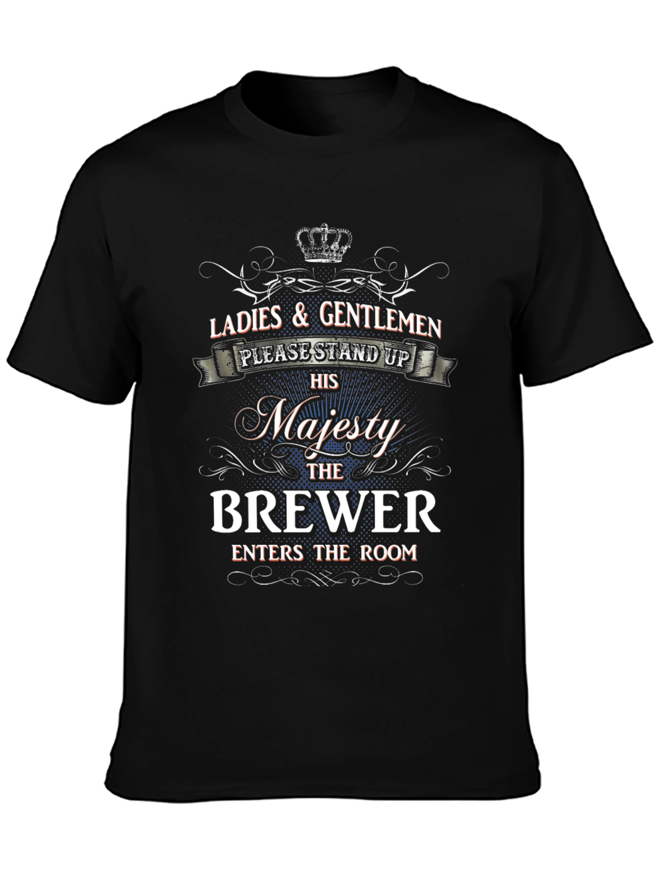 Majesty Brewer Black Graphic T-Shirt