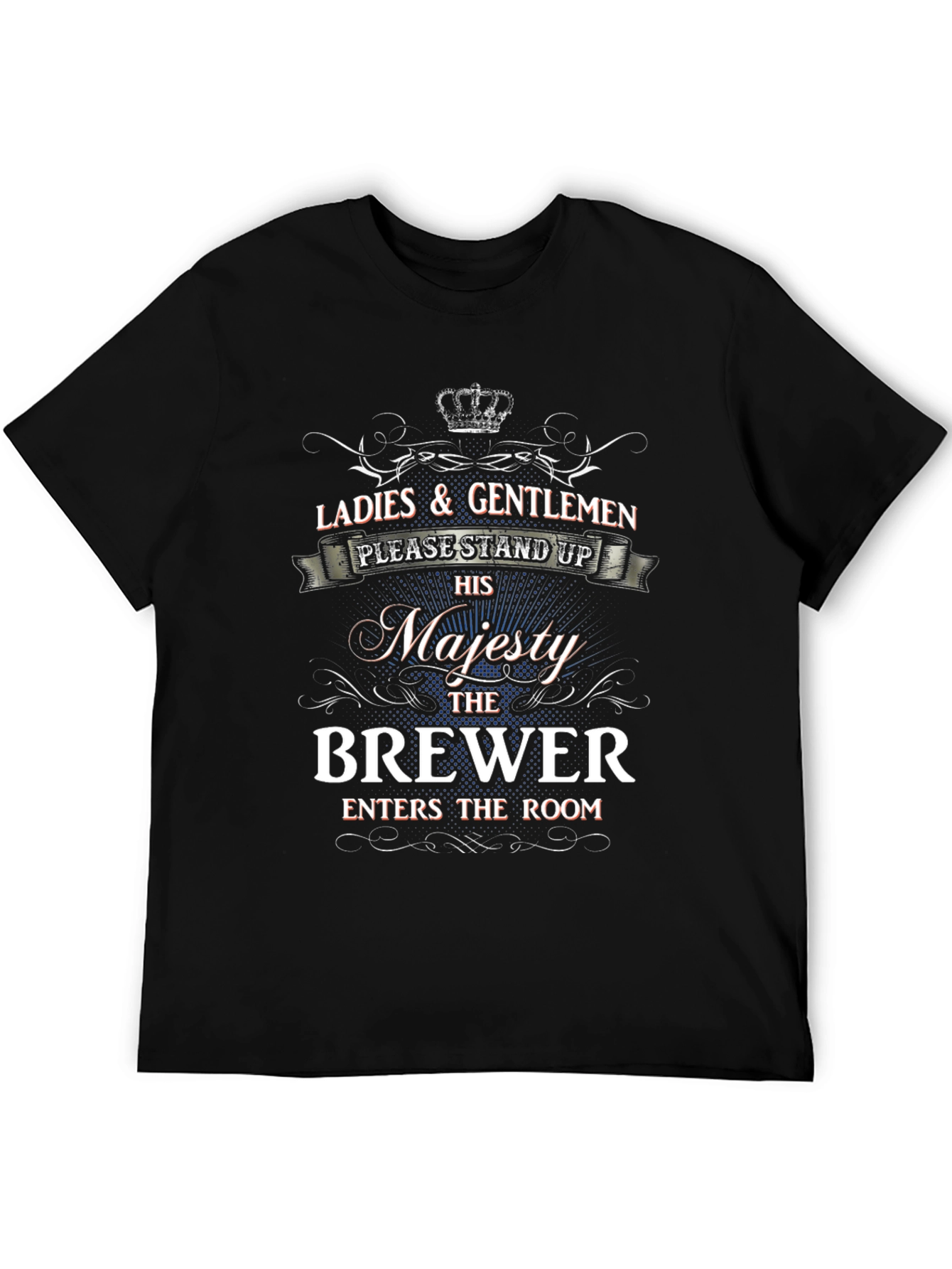 Majesty Brewer Black Graphic T-Shirt