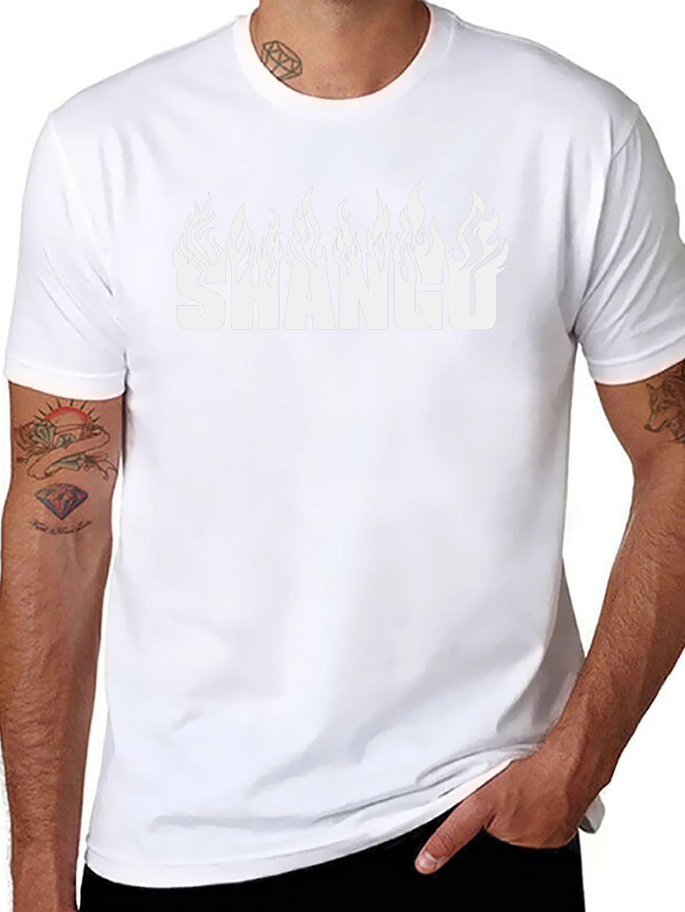 Shango Flame Graphic Tee - Bold Streetwear