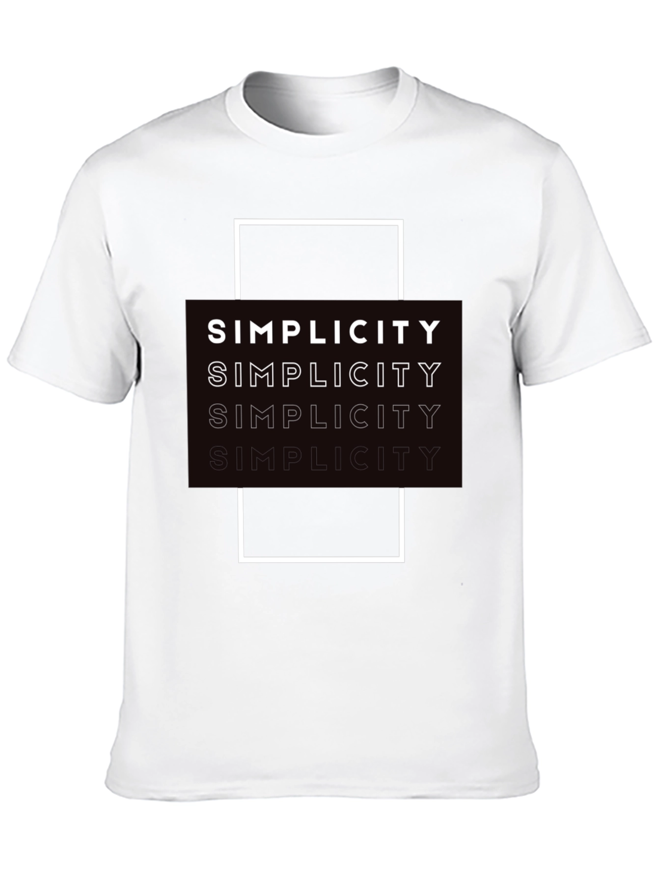 Minimalist Simplicity Graphic T-Shirt