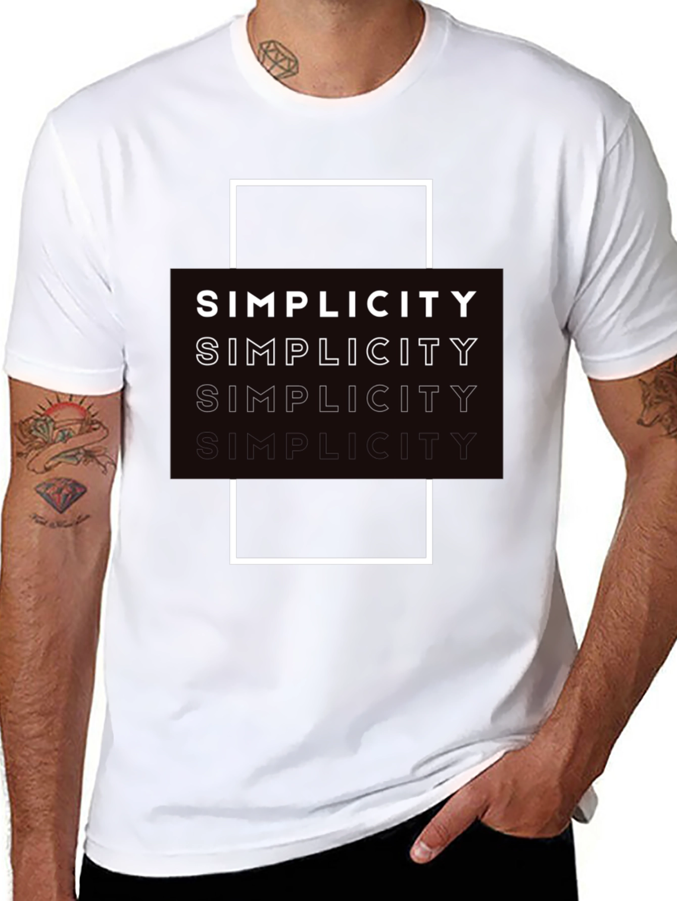 Minimalist Simplicity Graphic T-Shirt