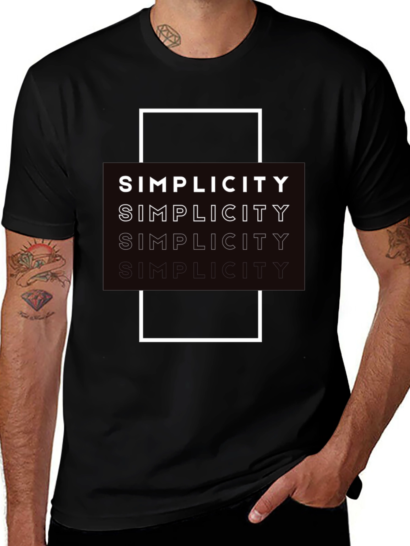 Minimalist Simplicity Graphic T-Shirt