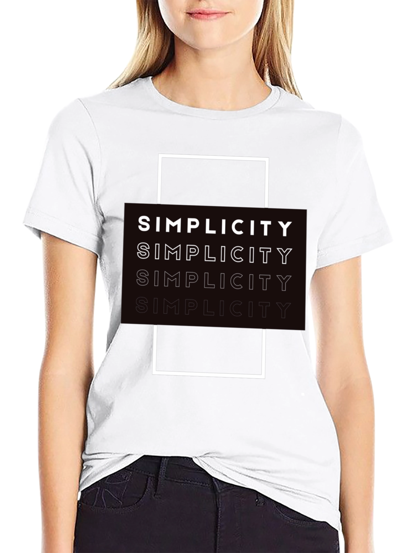 Minimalist Simplicity Graphic T-Shirt