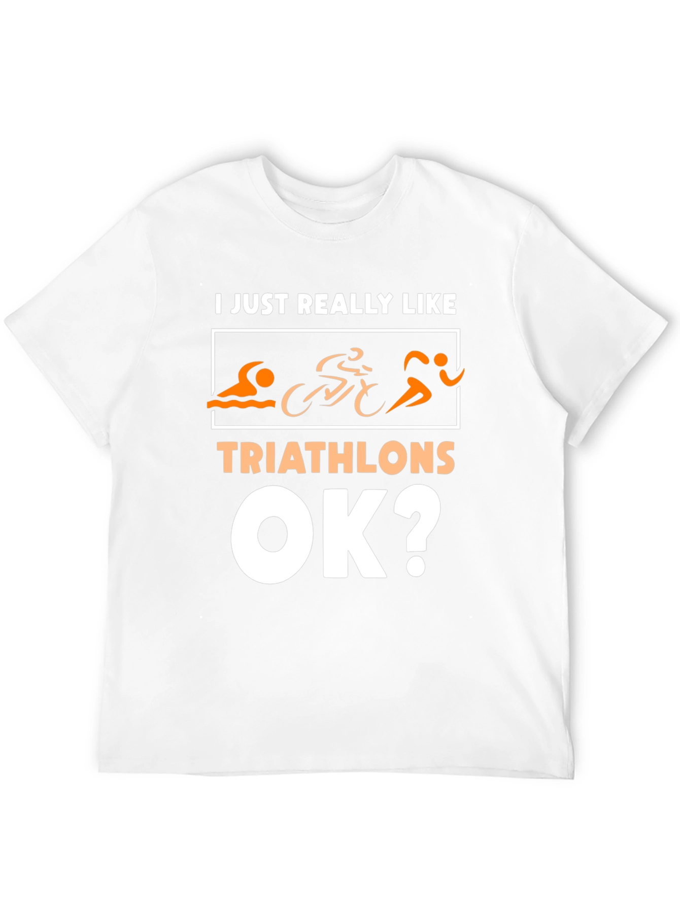 Triathlon Lovers Black T-Shirt