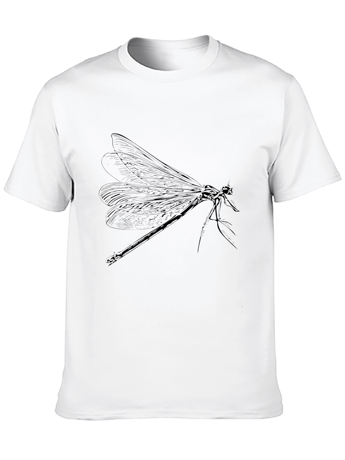 Dragonfly Graphic Black T-Shirt