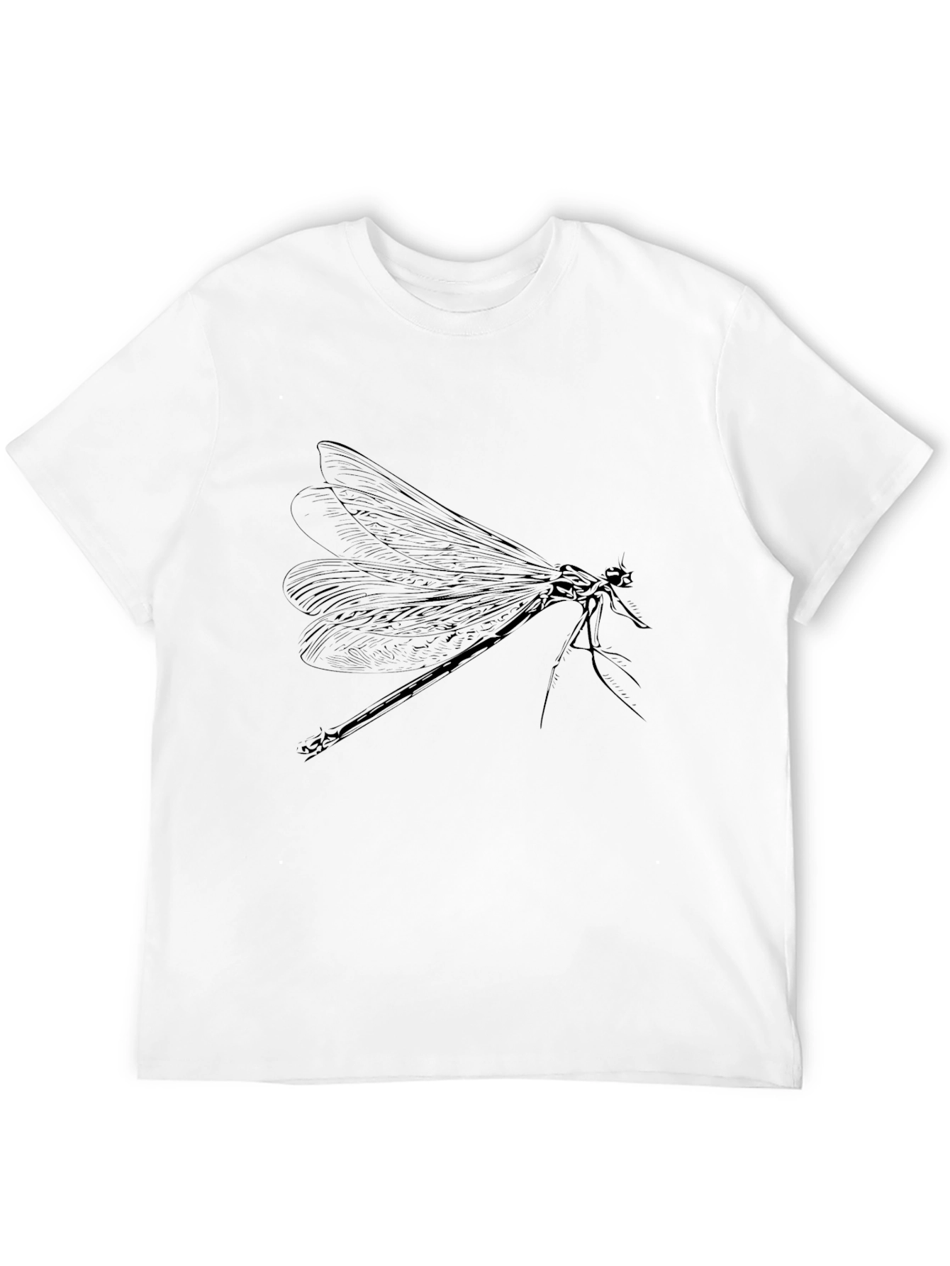 Dragonfly Graphic Black T-Shirt