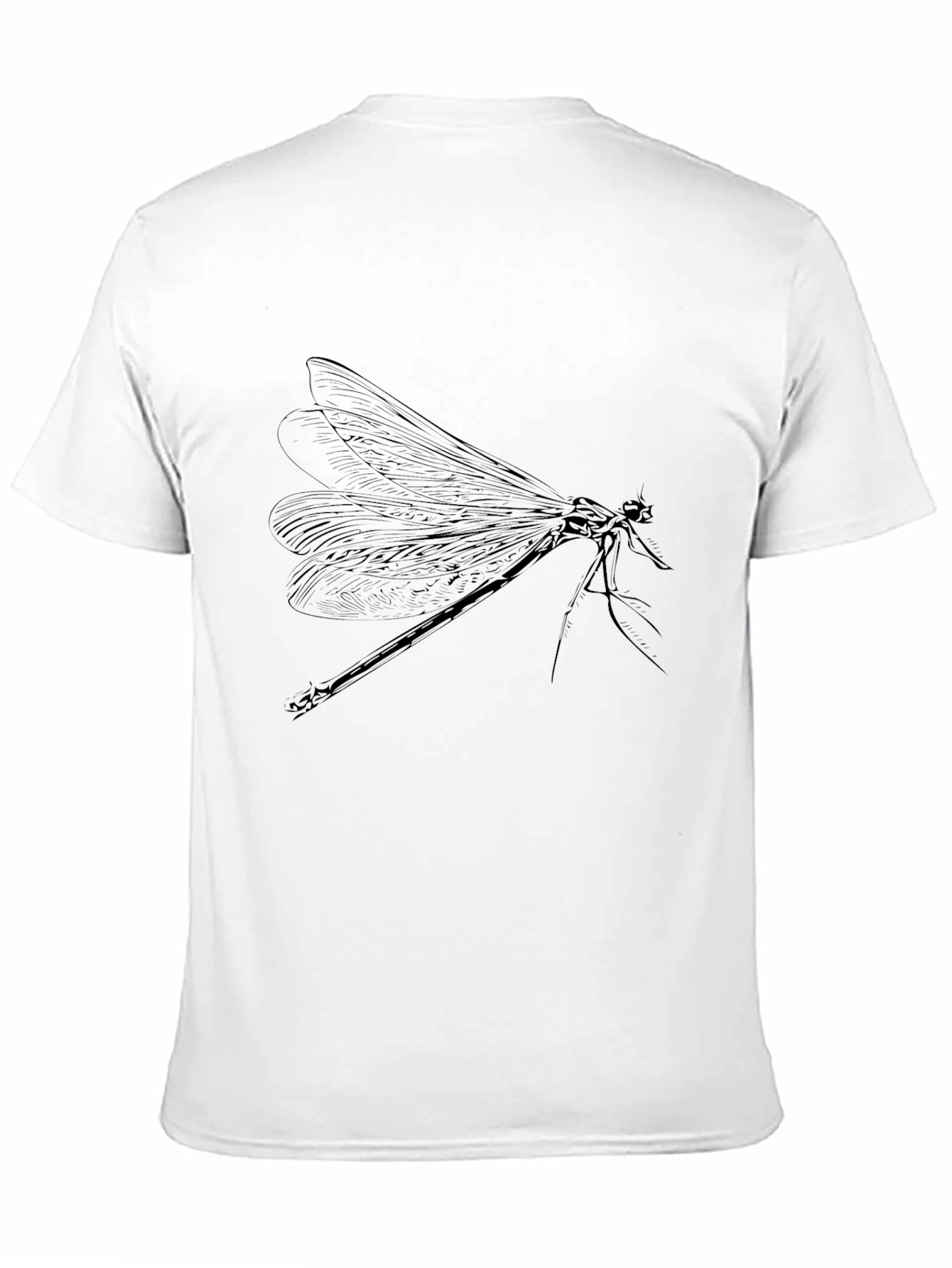 Dragonfly Graphic Black T-Shirt