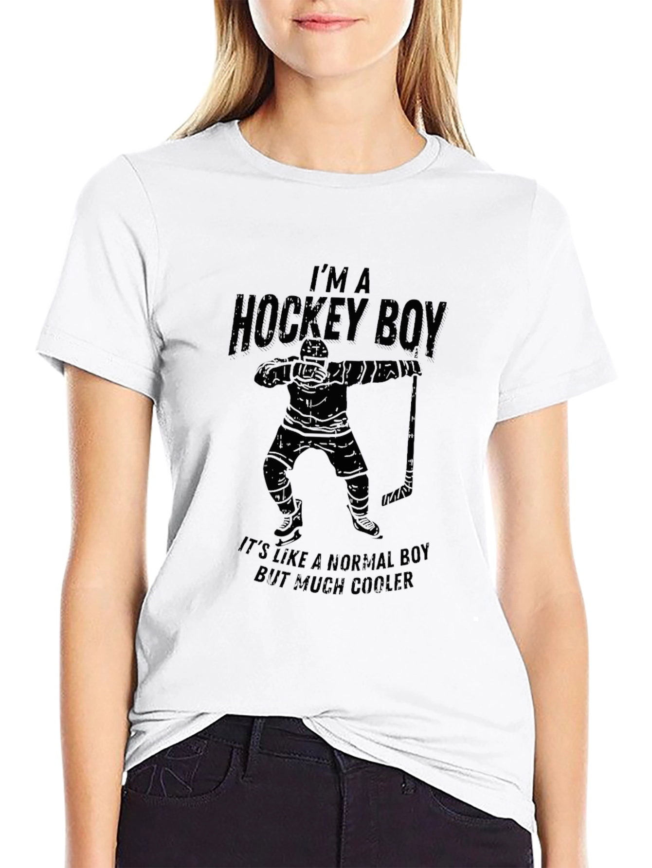 Hockey Boy T-Shirt - Cool & Unique Design