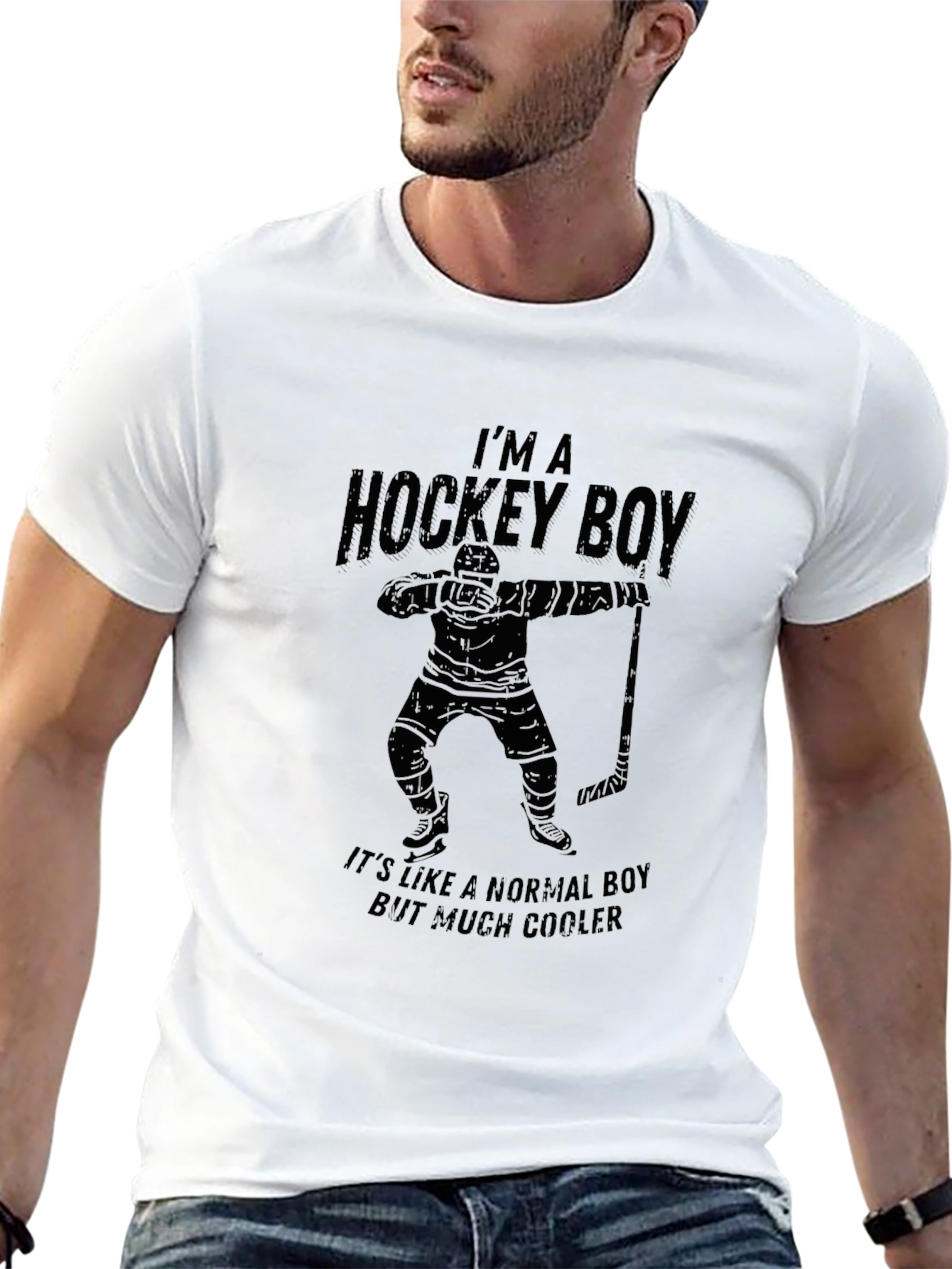 Hockey Boy T-Shirt - Cool & Unique Design