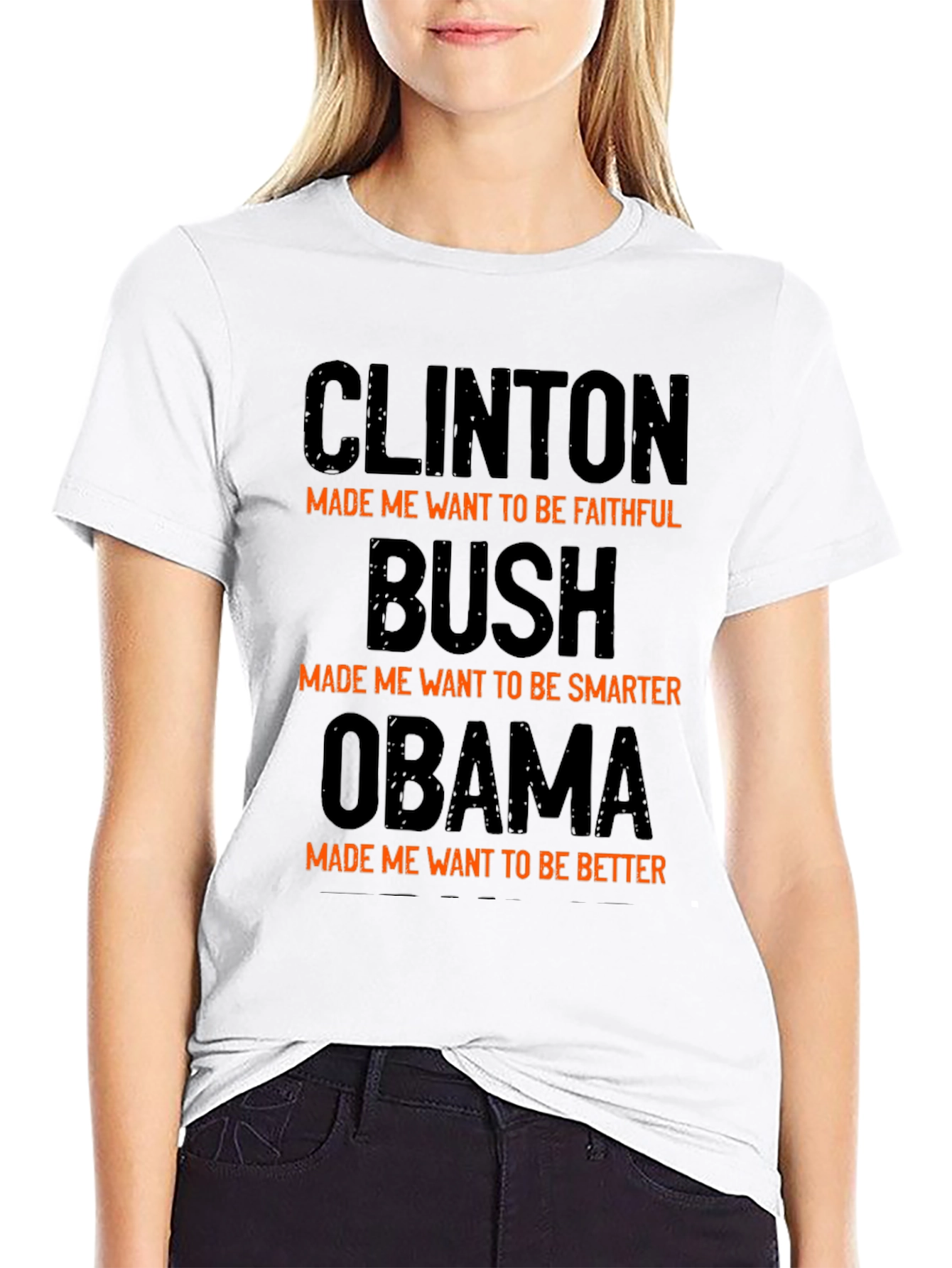 Political Humor T-Shirt: Clinton Bush Obama