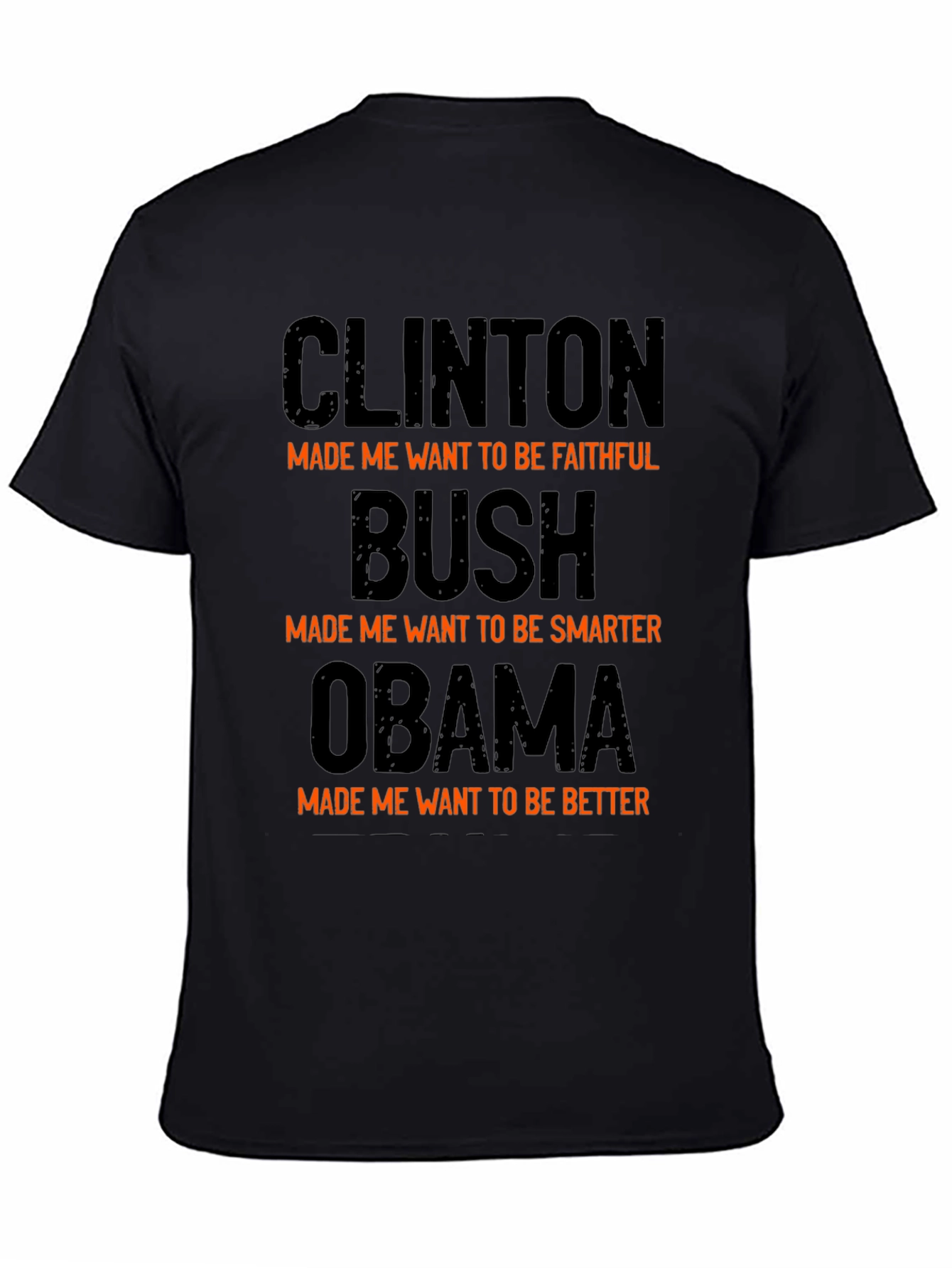 Political Humor T-Shirt: Clinton Bush Obama
