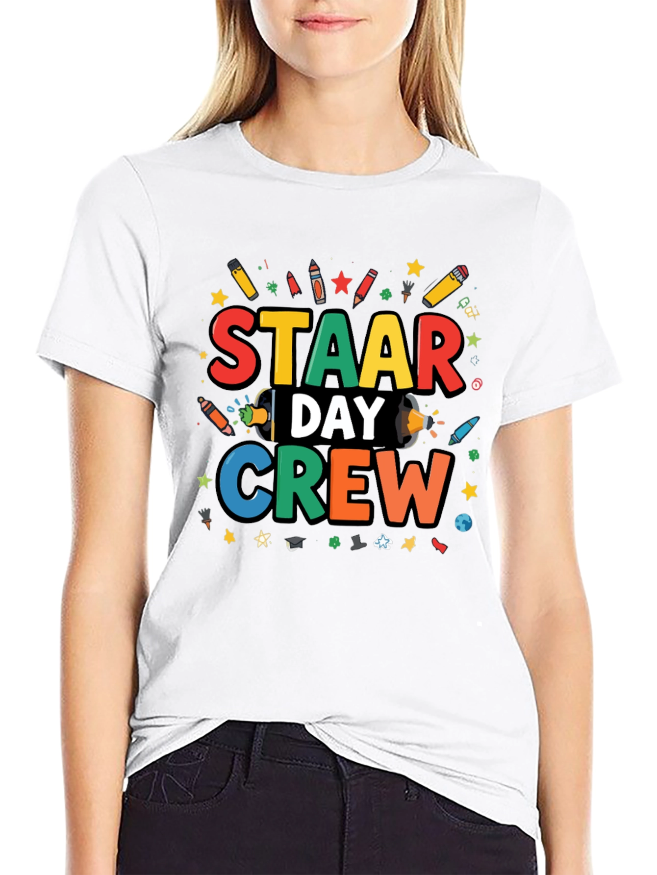 STAAR Day Crew T-Shirt Teacher Team Tee