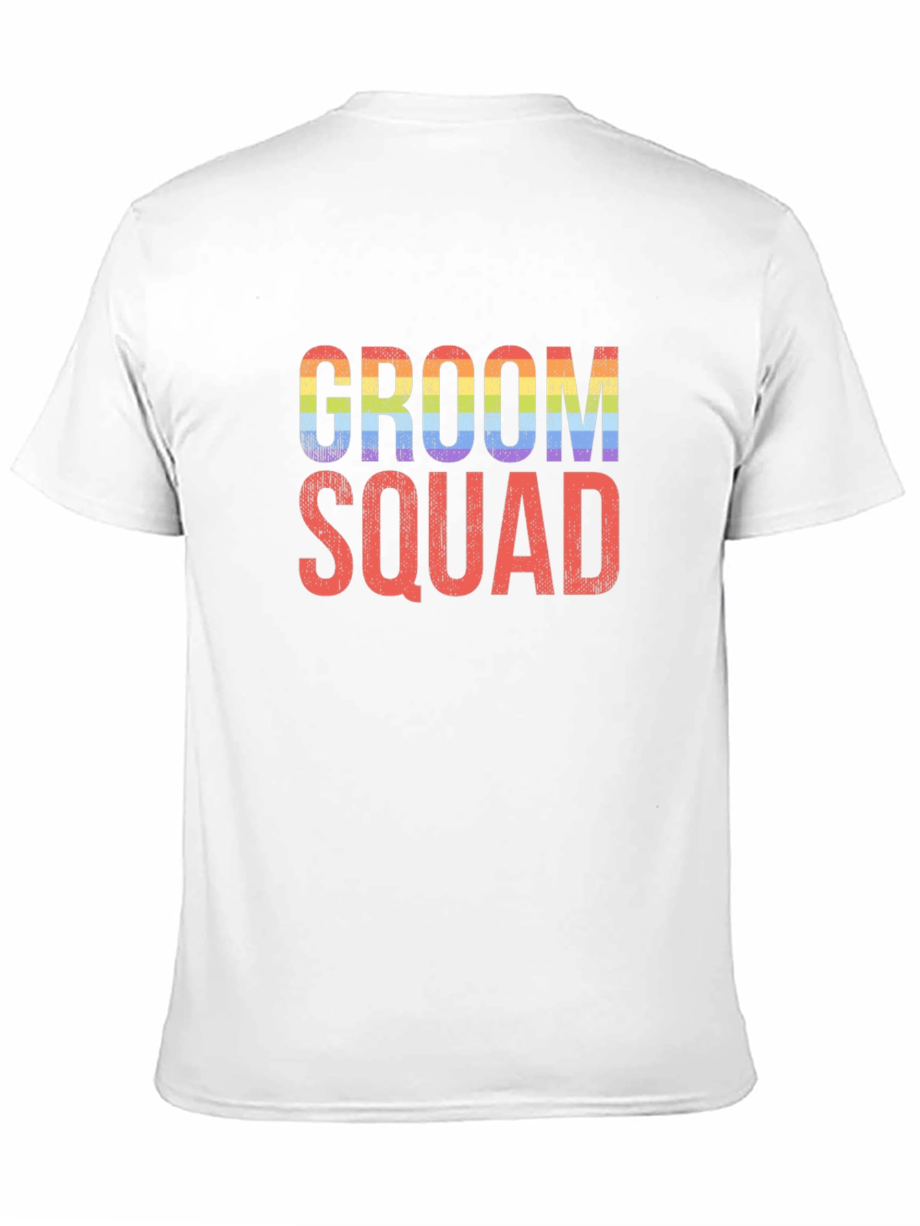 Groom Squad Rainbow Pride T-Shirt