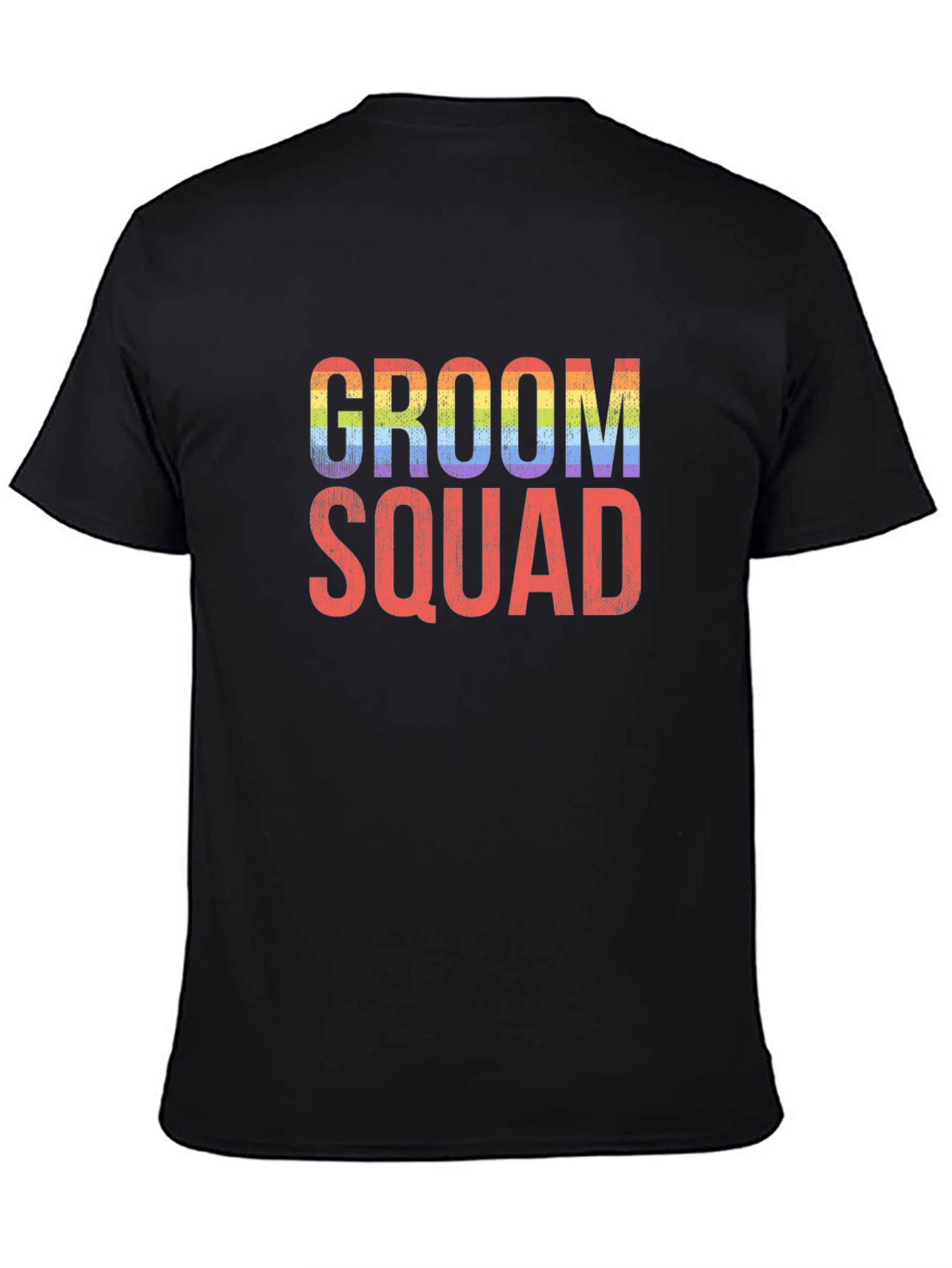 Groom Squad Rainbow Pride T-Shirt