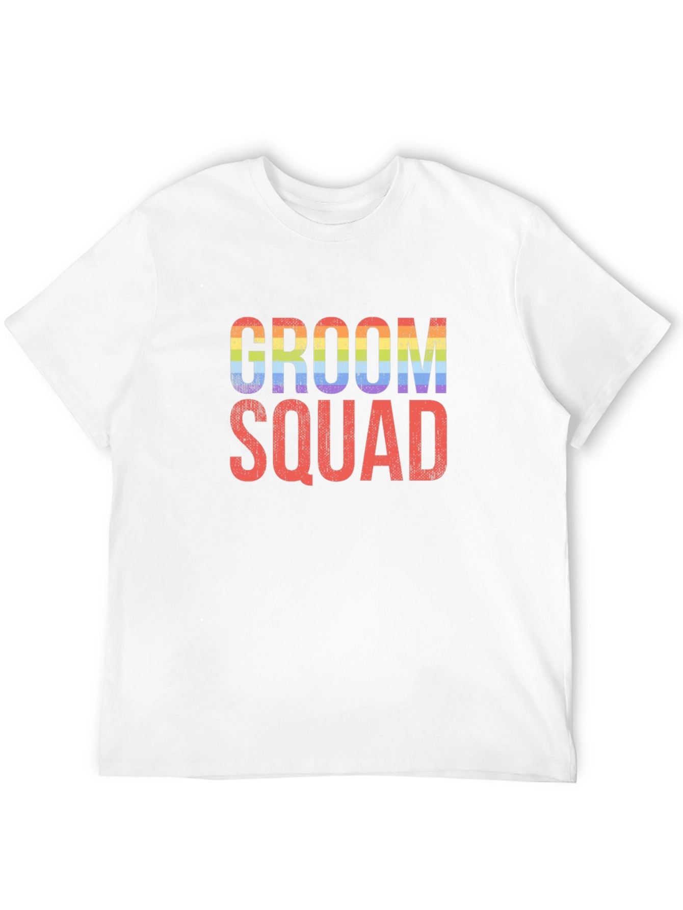 Groom Squad Rainbow Pride T-Shirt