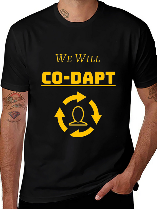 Co-Adapt Black Graphic T-Shirt