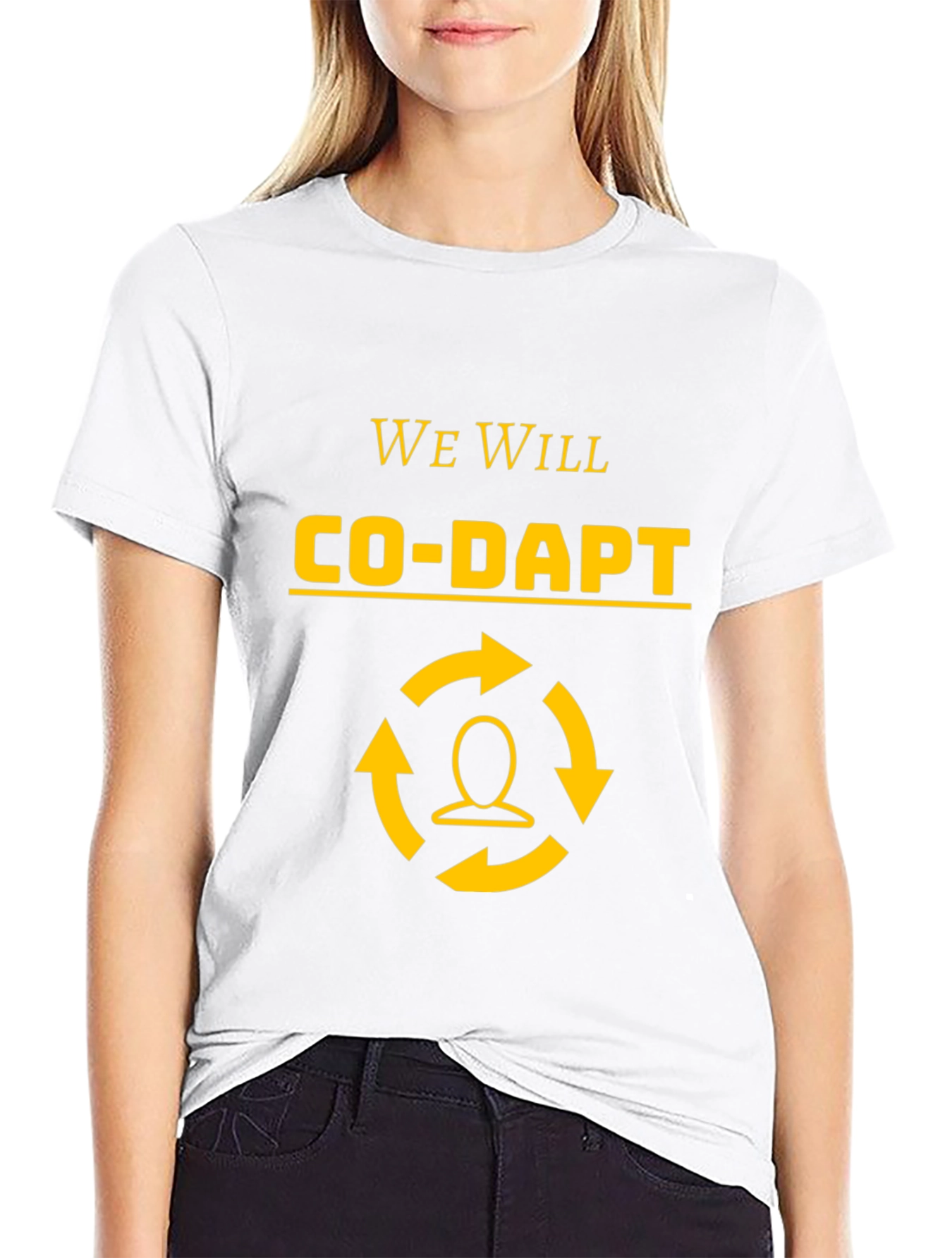 Co-Adapt Black Graphic T-Shirt