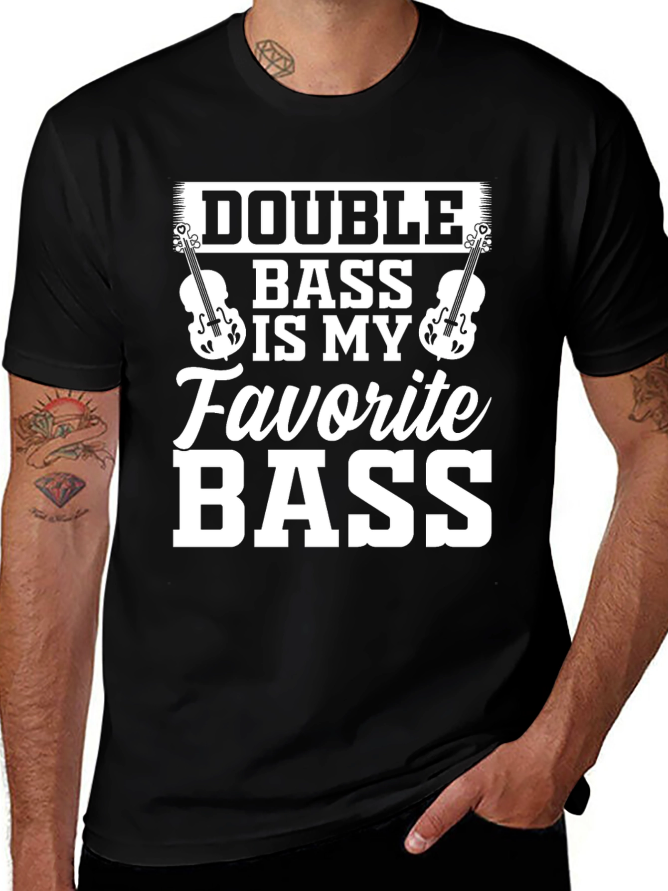 Double Bass is My Favorite Bass T-Shirt