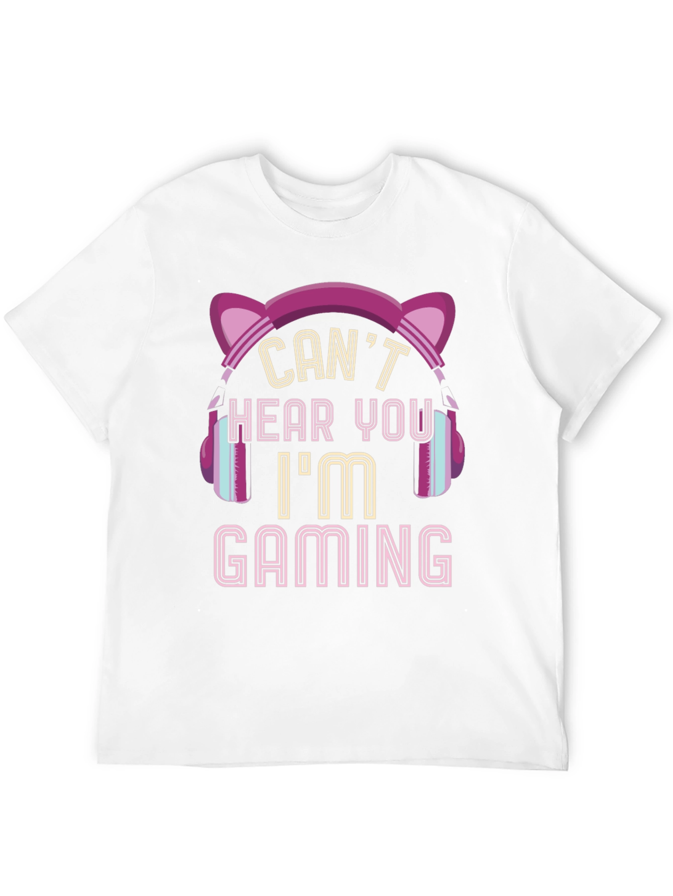 Gamer T-Shirt - Cant Hear You Im Gaming