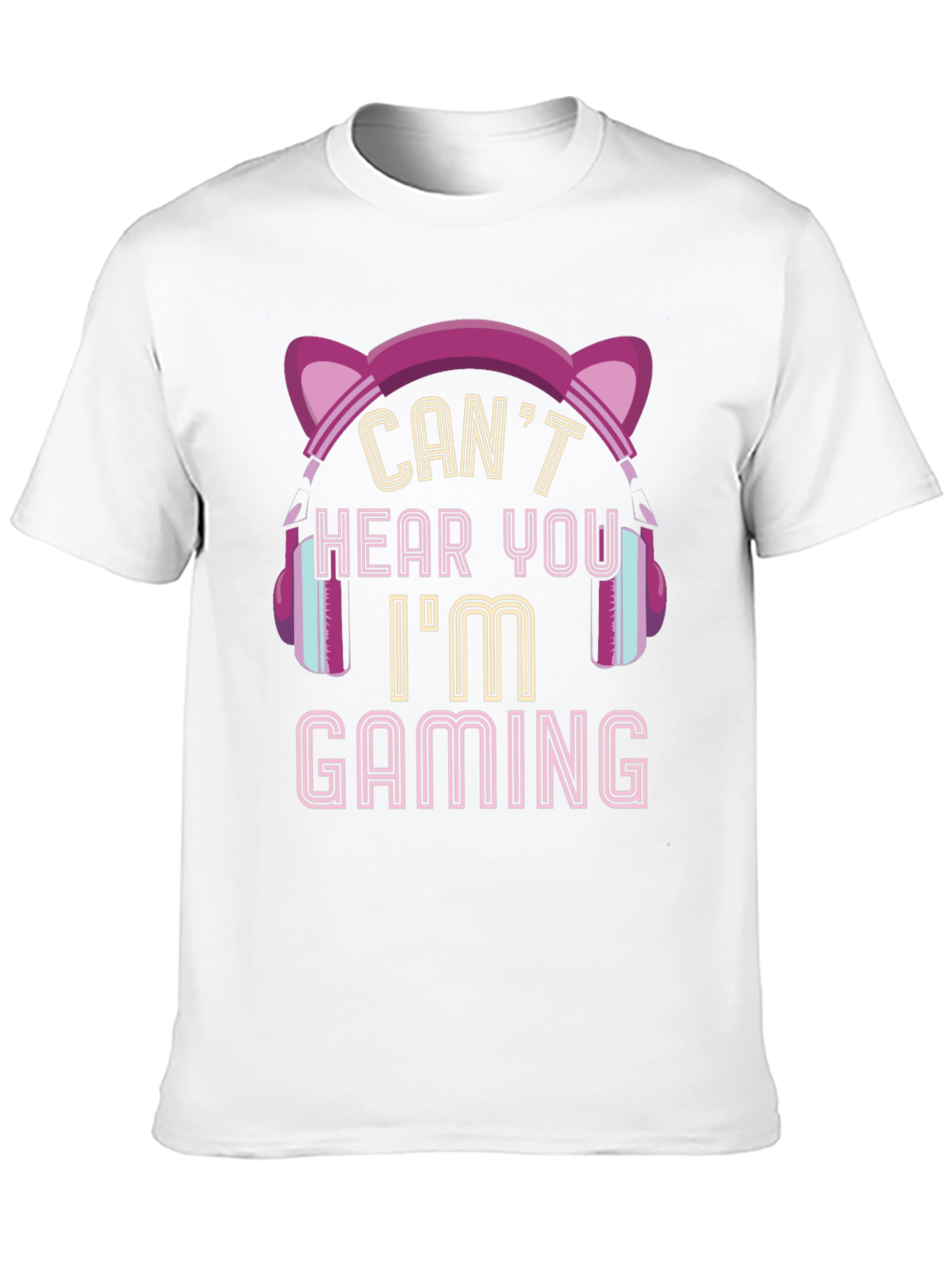 Gamer T-Shirt - Cant Hear You Im Gaming
