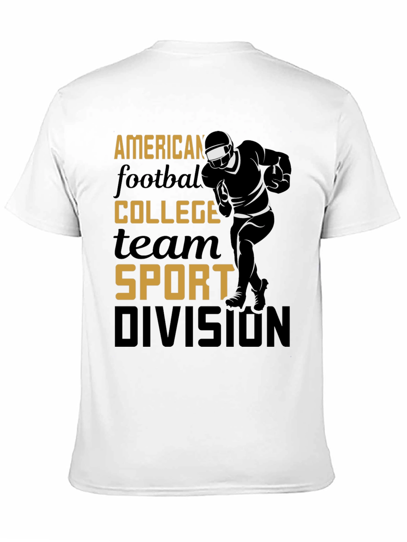 American Football College Sport Division T-Shirt