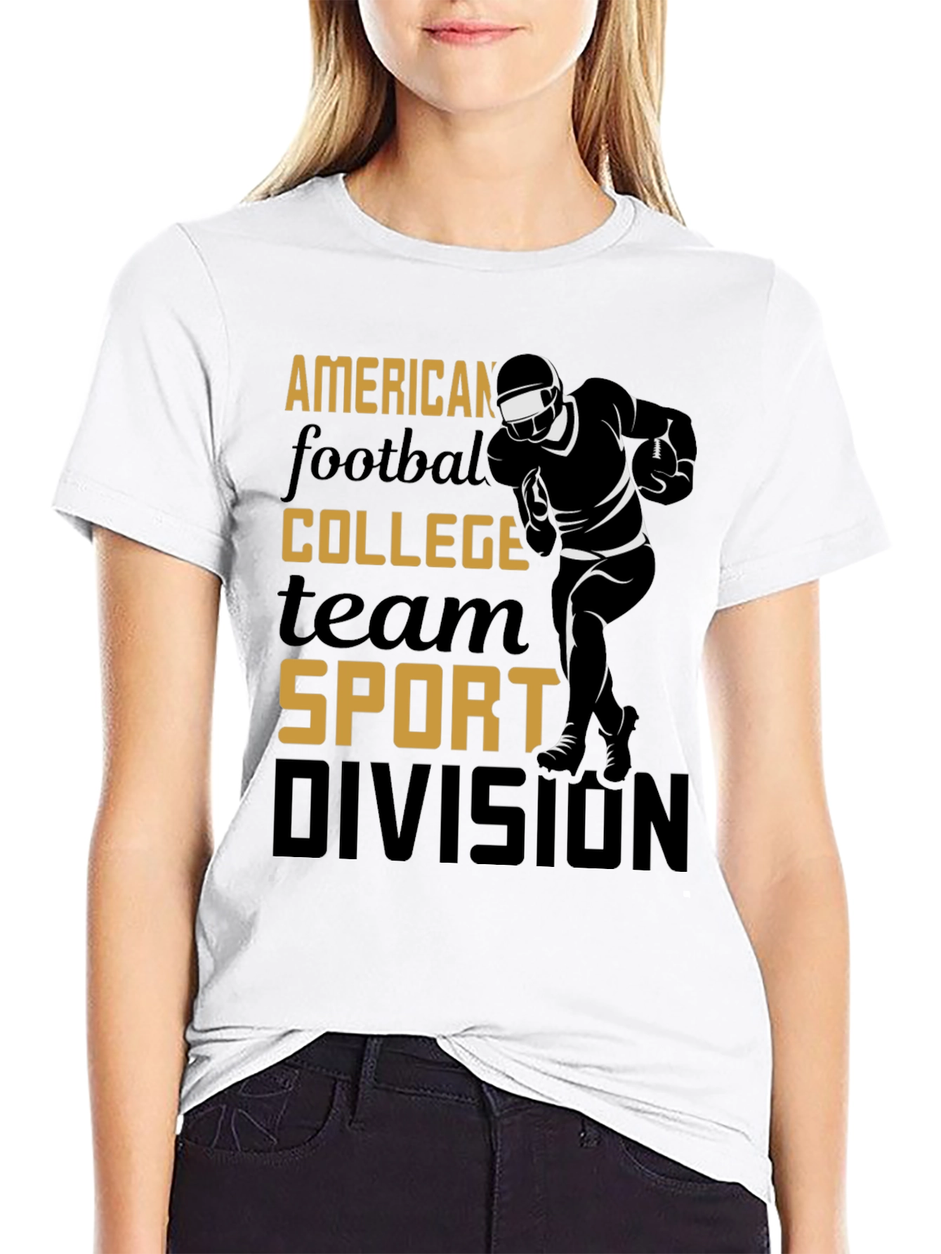 American Football College Sport Division T-Shirt