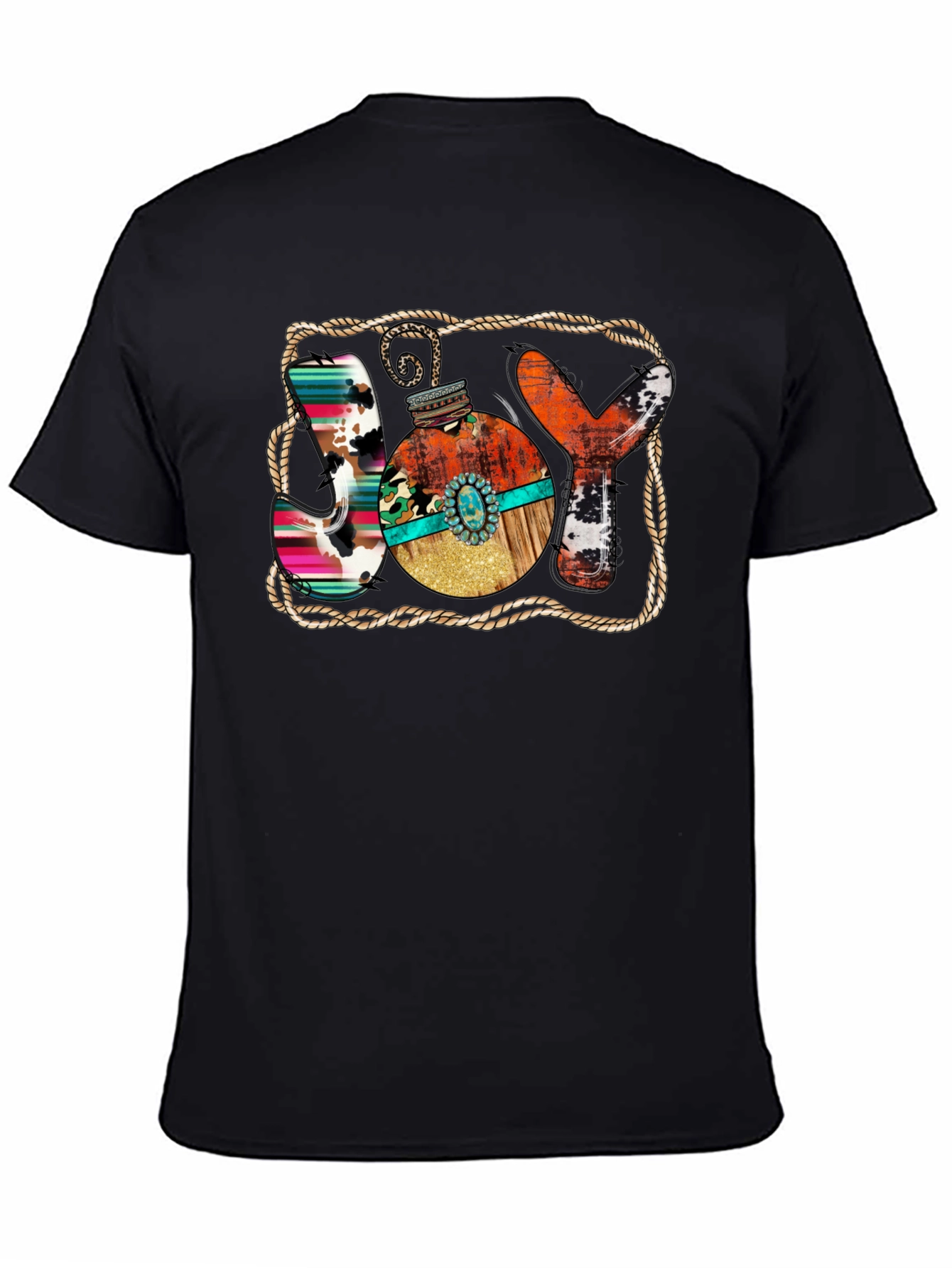 Rustic JOY Christmas Graphic Tee