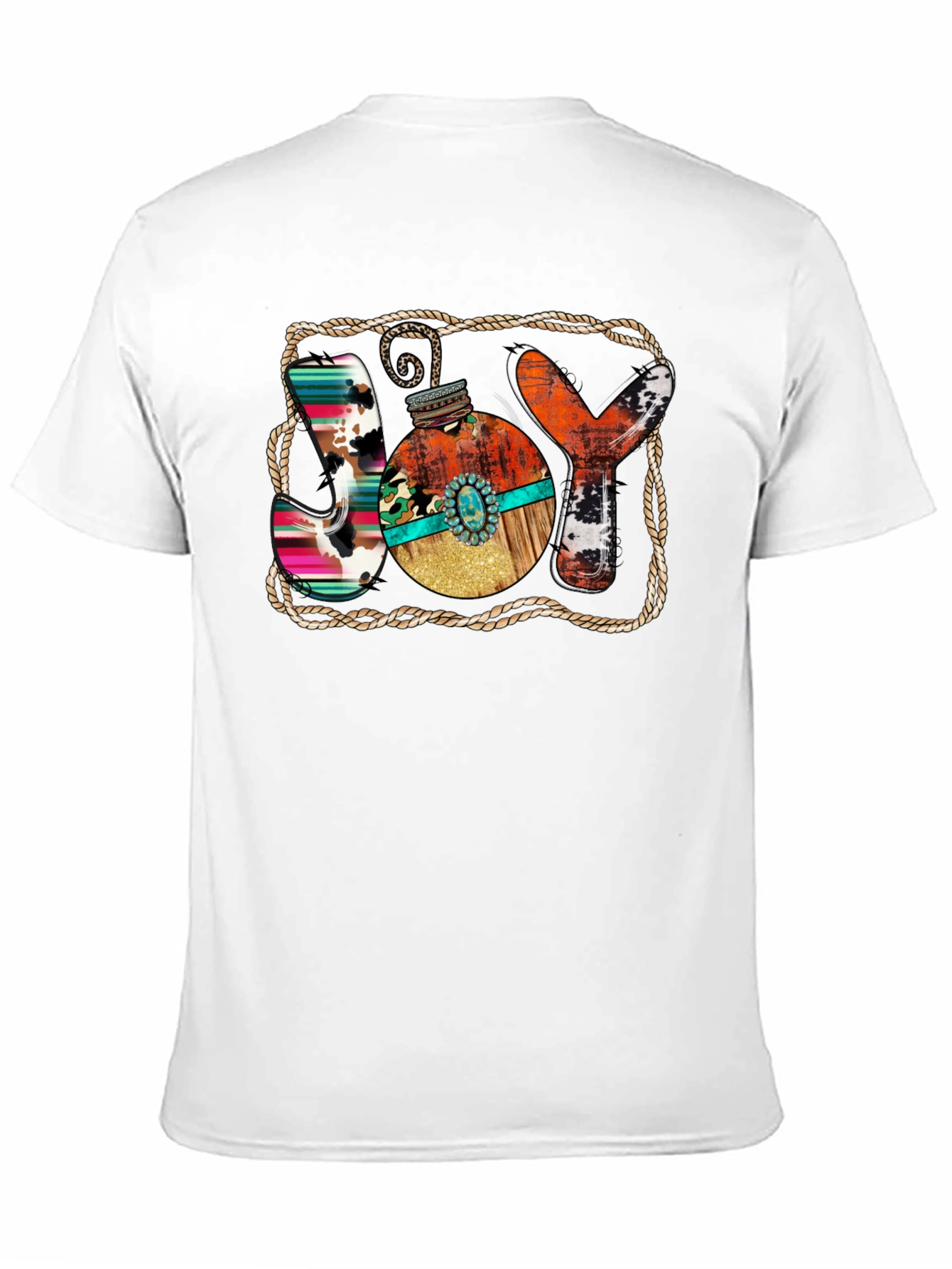 Rustic JOY Christmas Graphic Tee