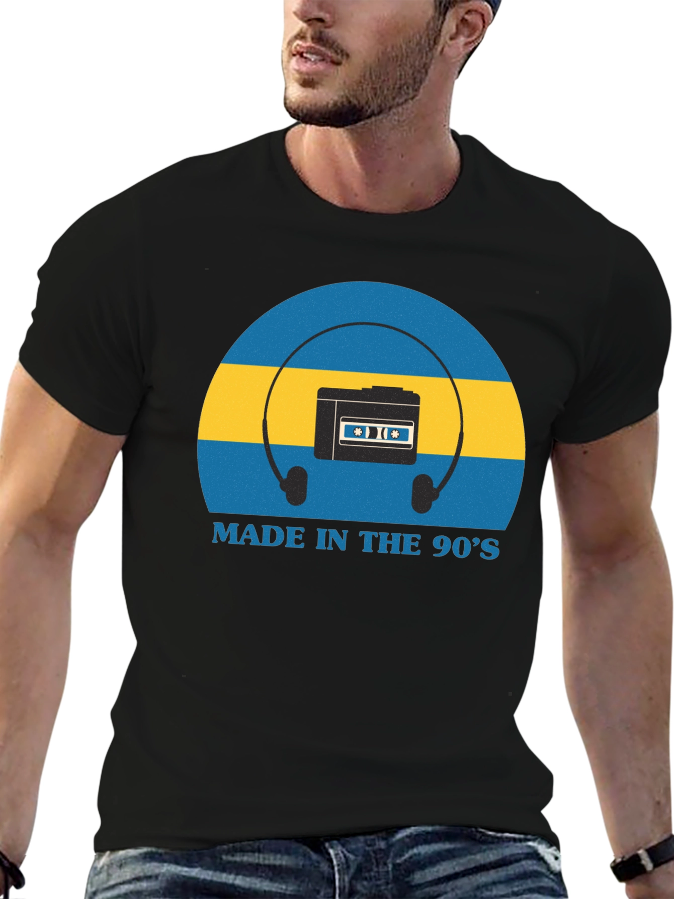 Retro 90s Cassette Player T-Shirt