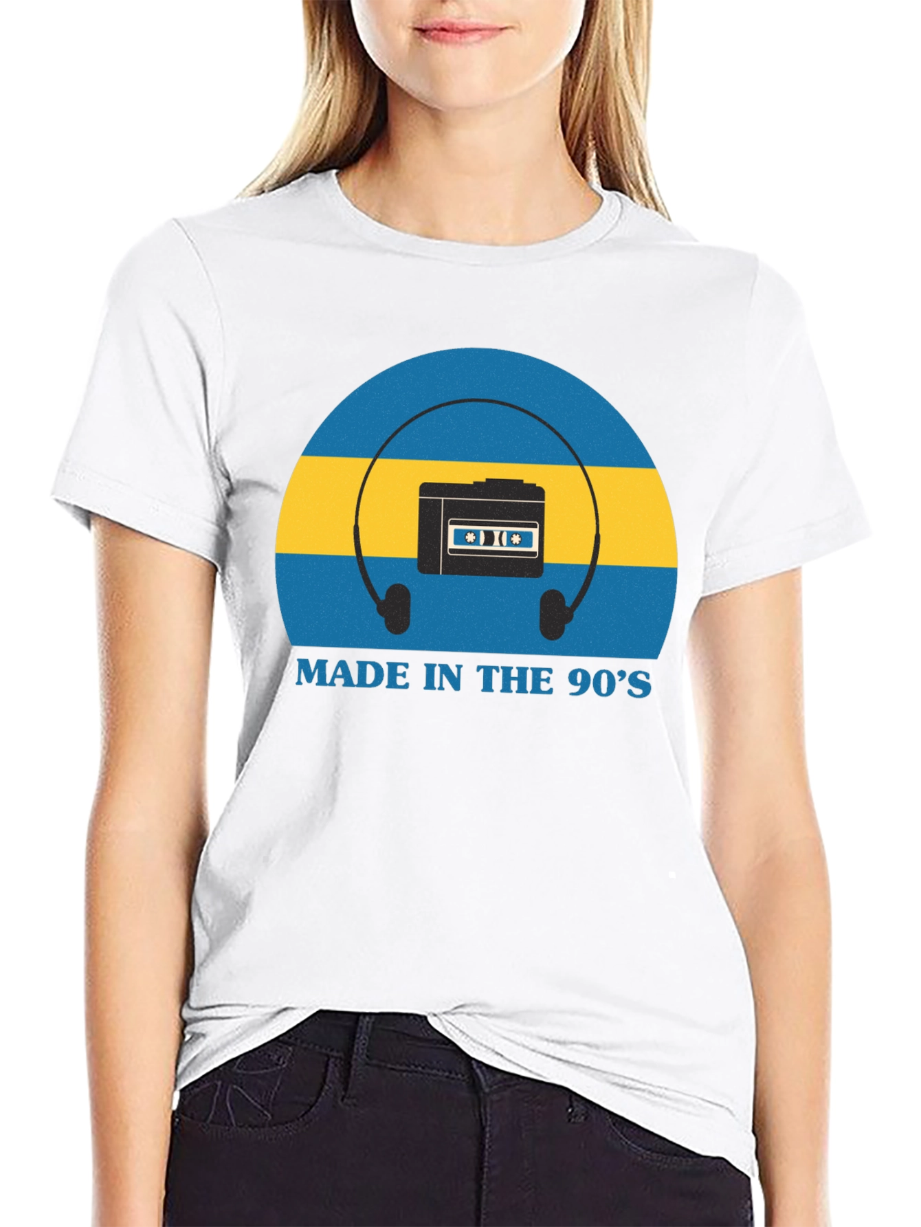 Retro 90s Cassette Player T-Shirt